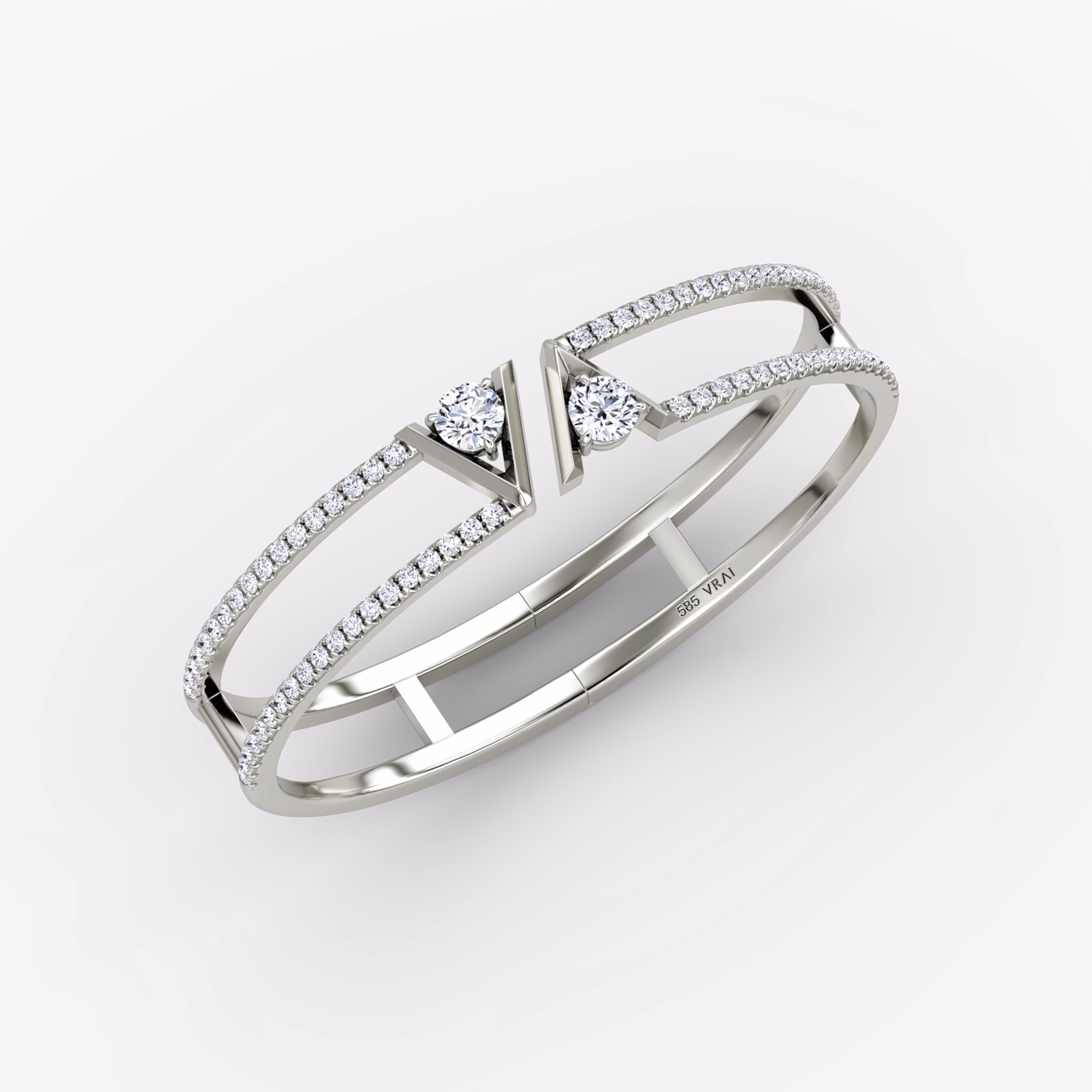 VRAI V Double Row Bangle