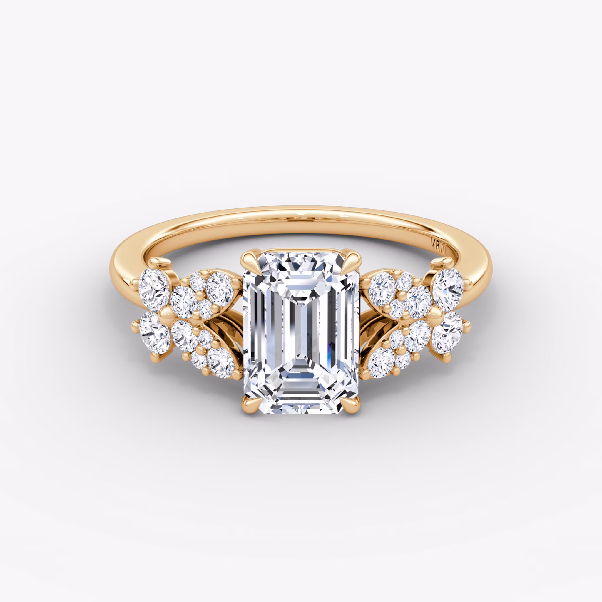Signature Floral Emerald | Rose Gold