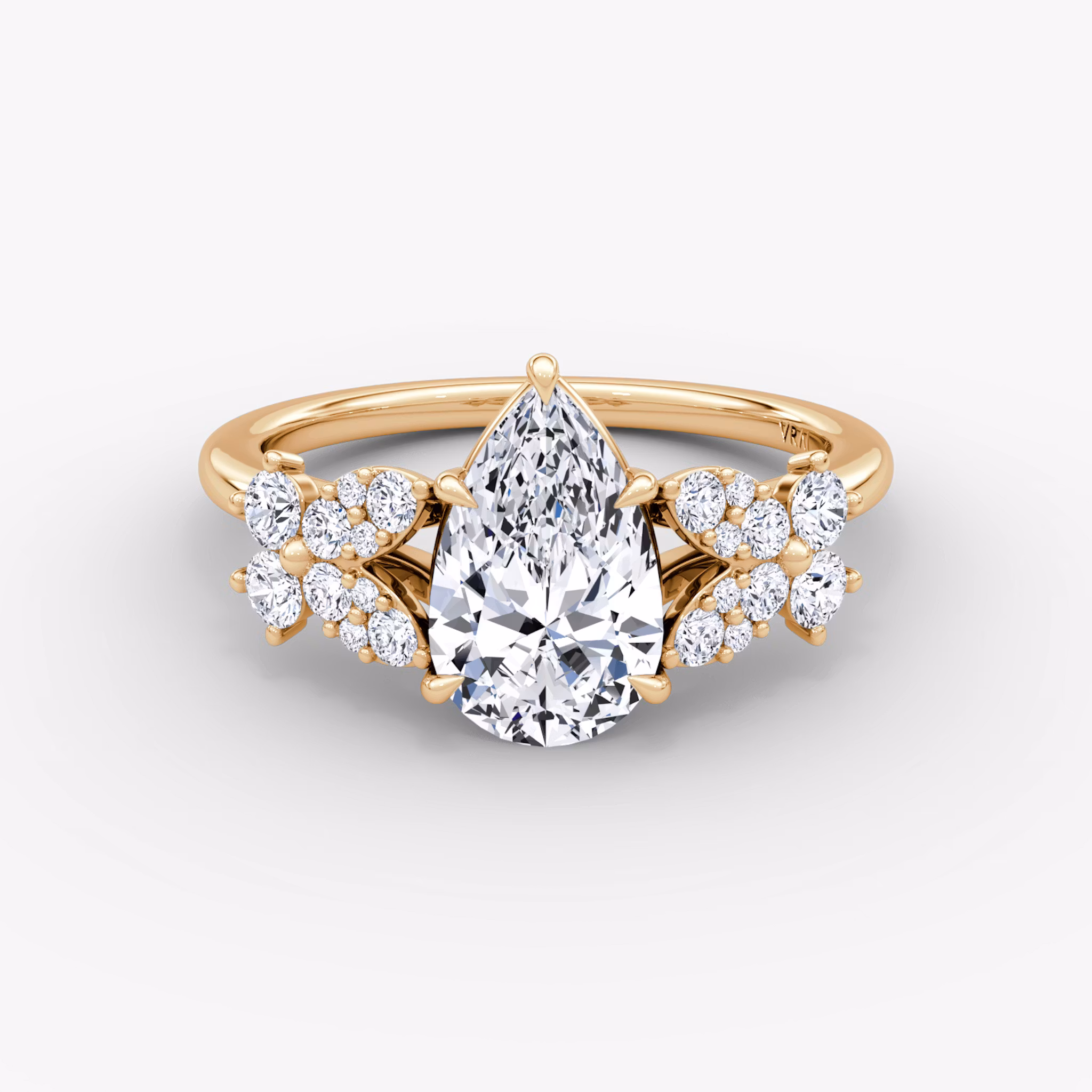 Signature Floral Pear | Rose Gold
