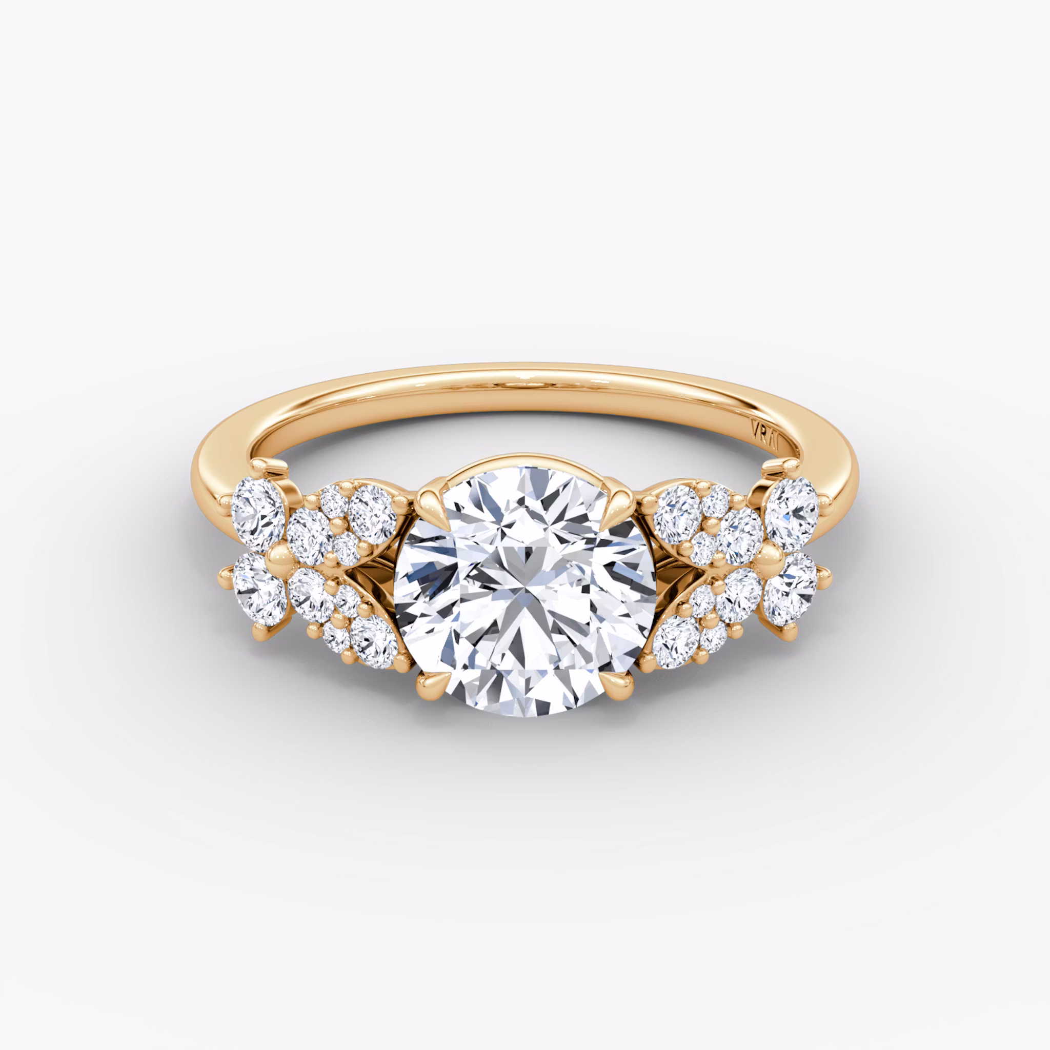 Signature Floral Round Brilliant | Rose Gold
