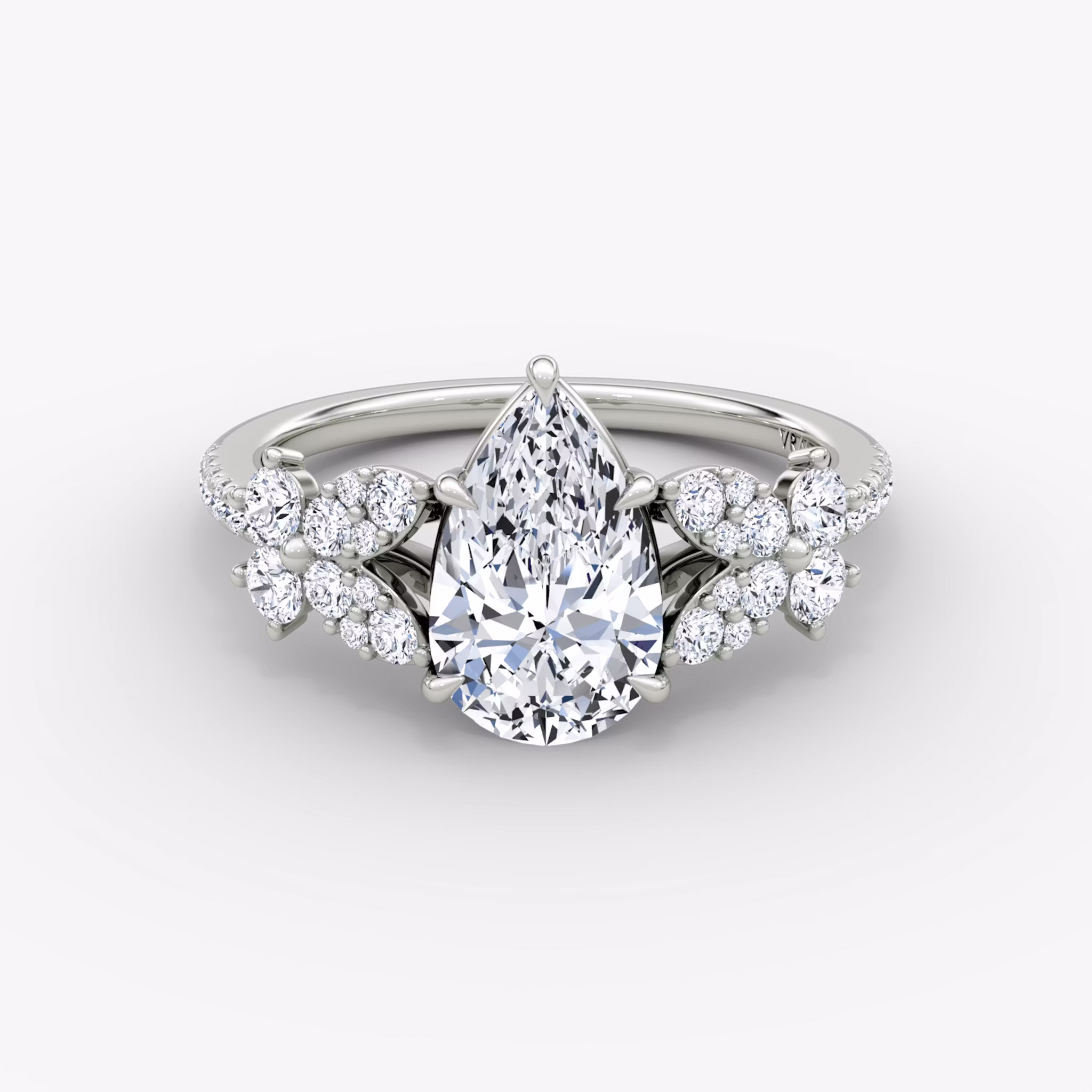 Signature Floral Pear | Platinum