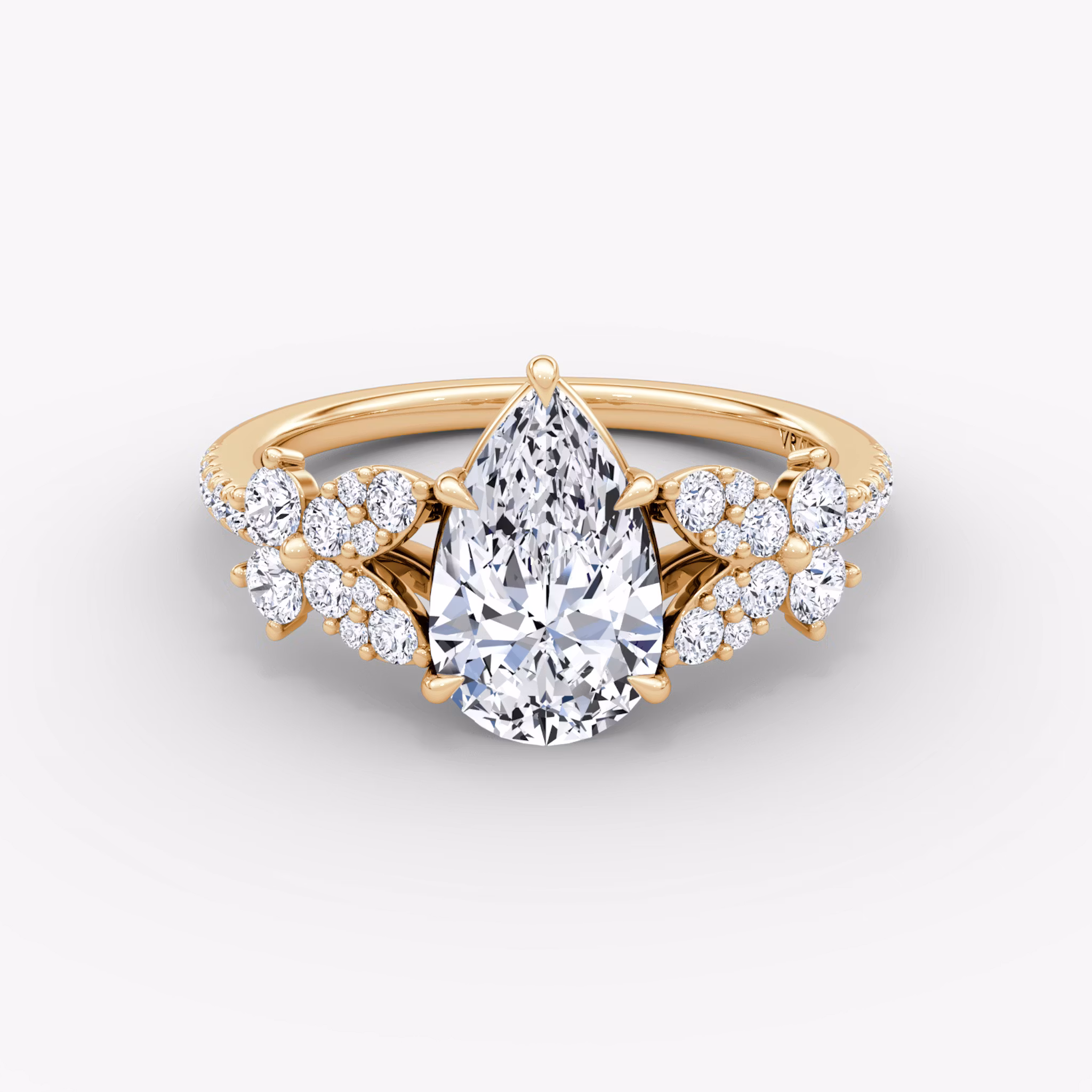 Signature Floral Pear | Rose Gold