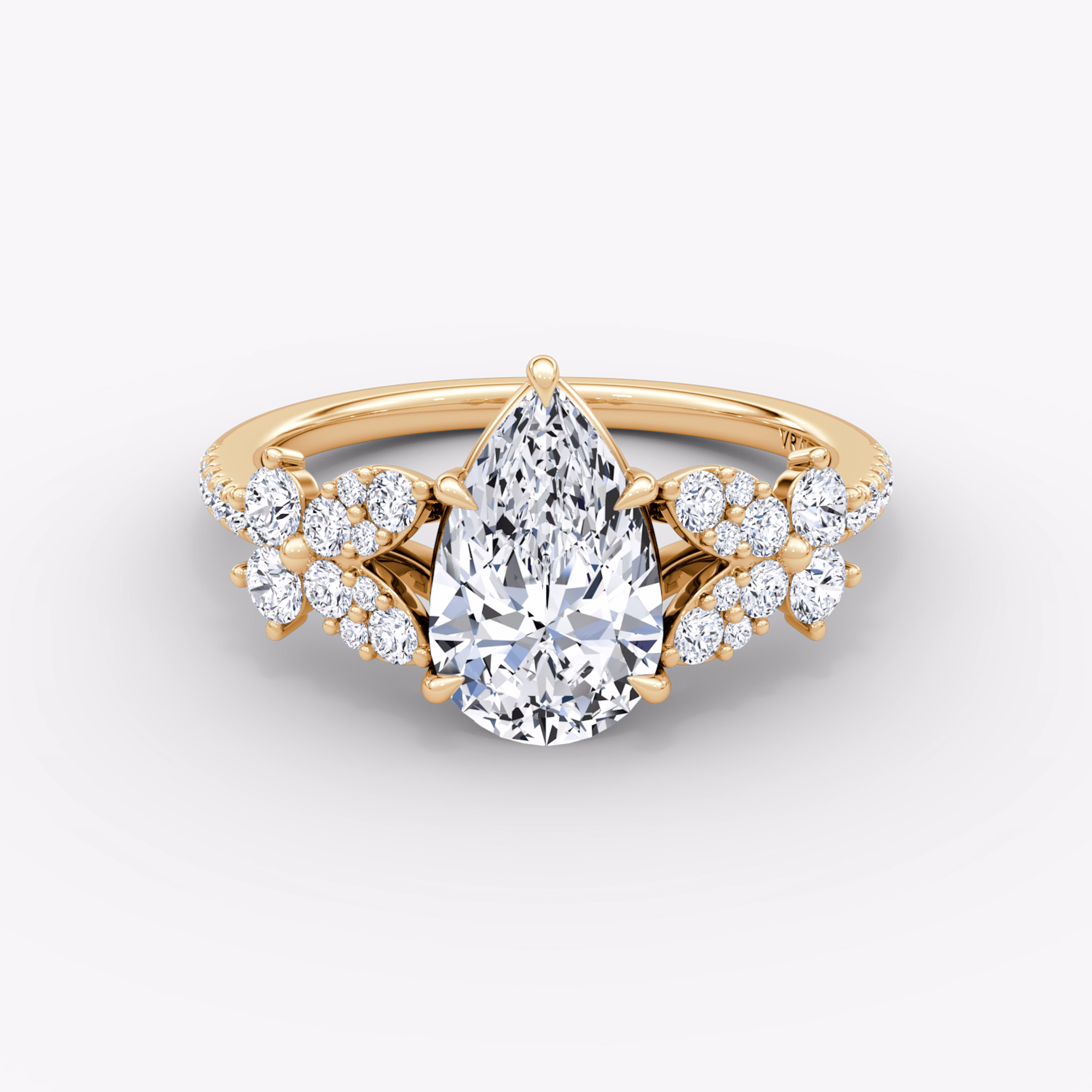 Signature Floral Pear Diamond