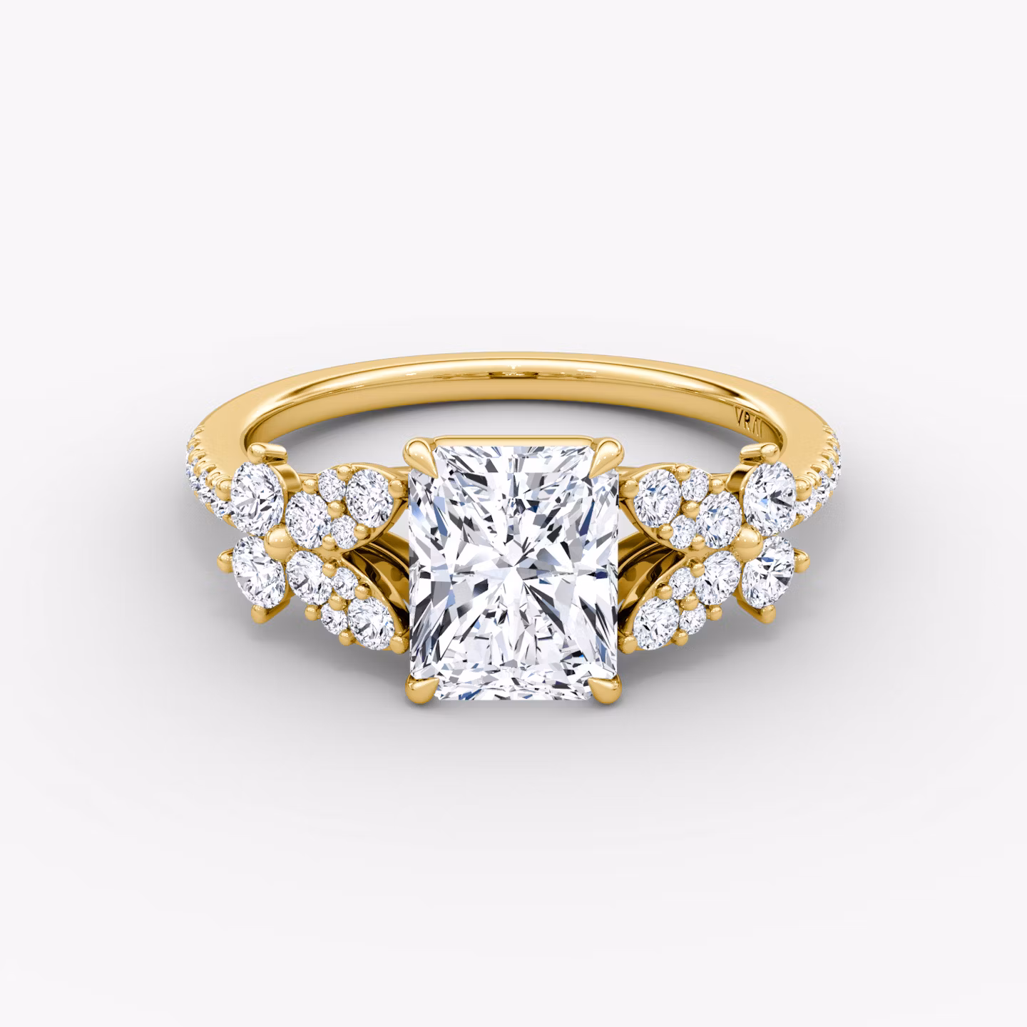 The Signature Floral Radiant | Yellow Gold