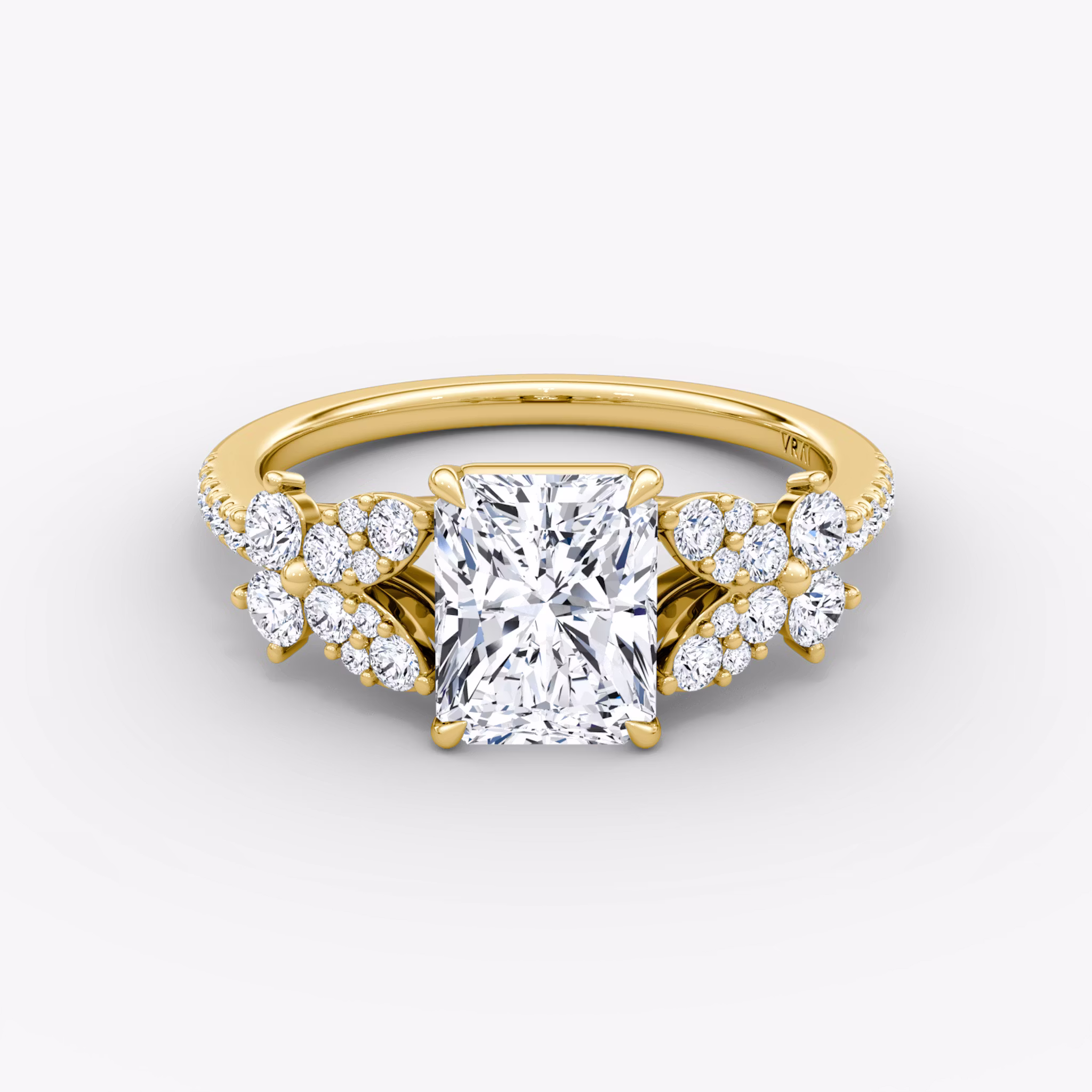 The Signature Floral Radiant | Yellow Gold