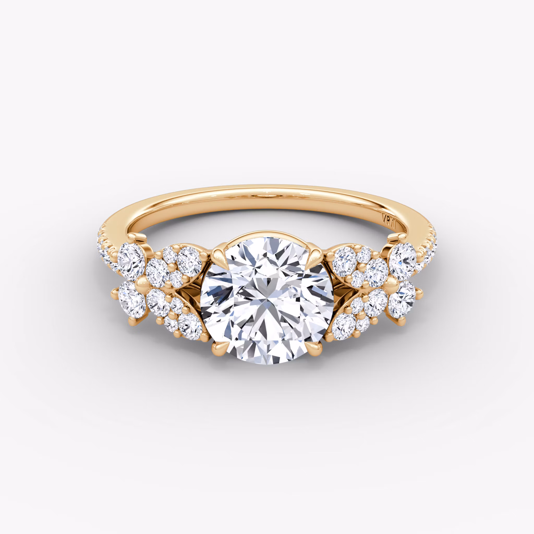 Signature Floral Round Brilliant | Rose Gold