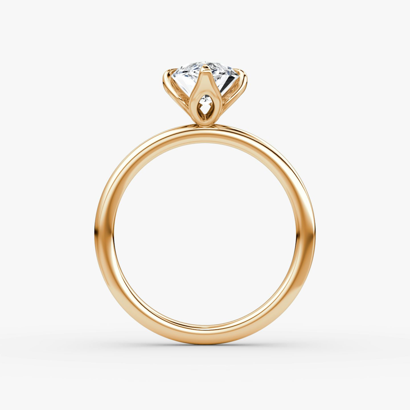Classic Petal | Marquise | 14k | Roségold | bandAccent: Ohne Pavé-Besatz | diamondOrientation: vertical | caratWeight: other