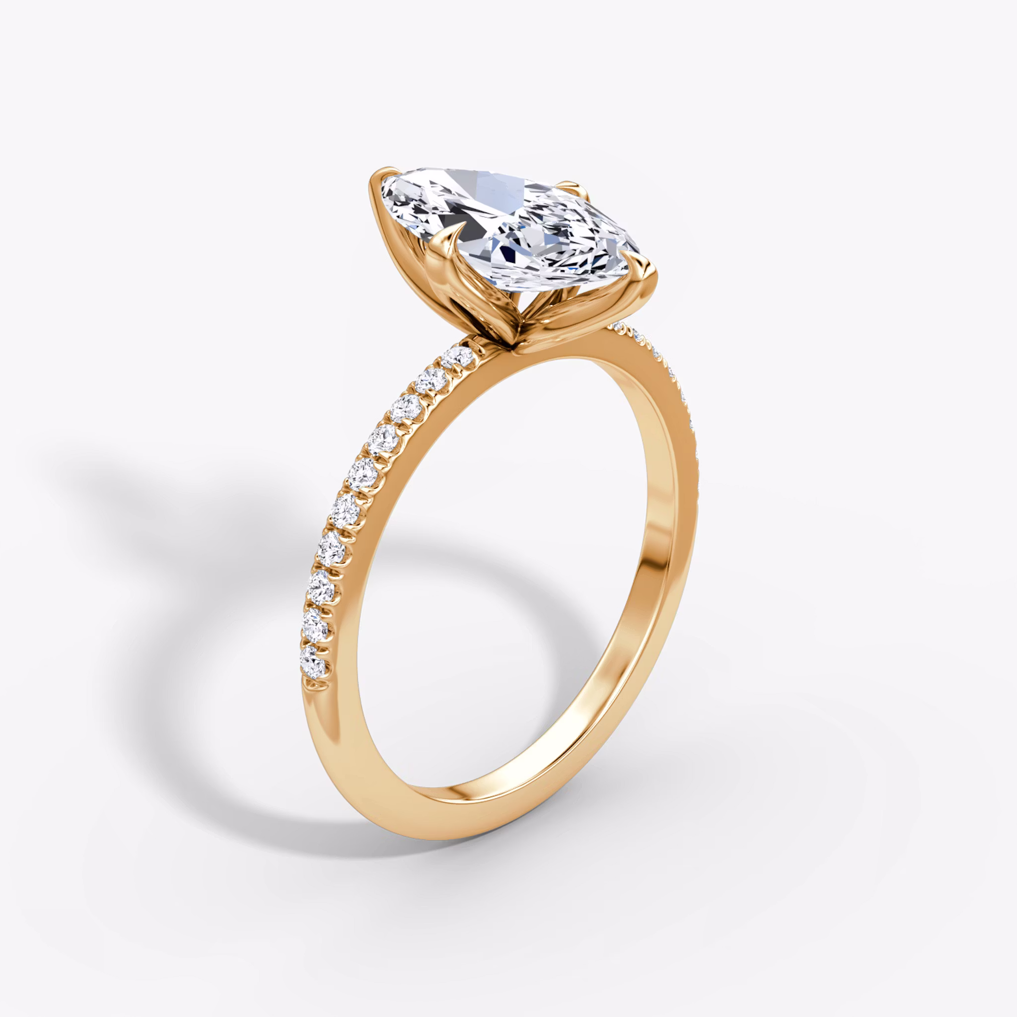 Classic Petal Marquise | Rose Gold
