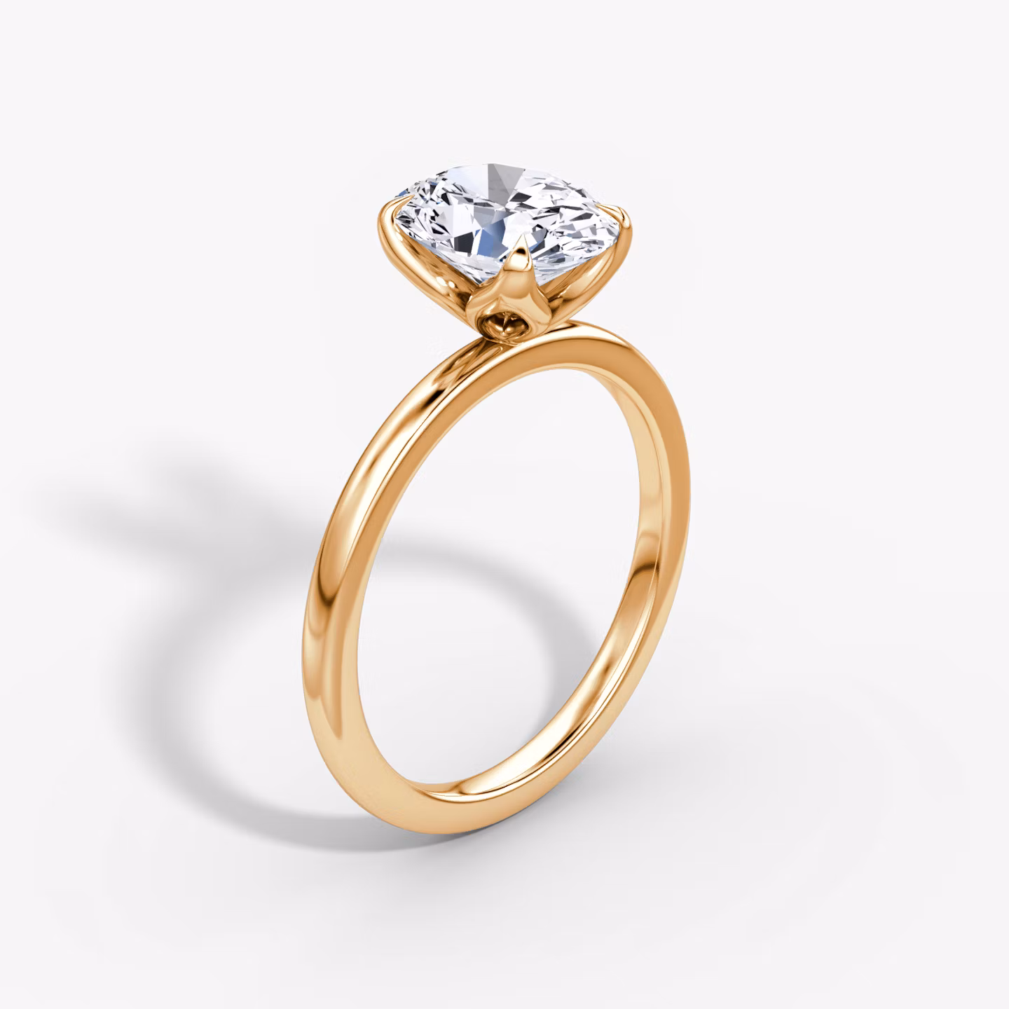 The Classic Petal Oval | Rose Gold