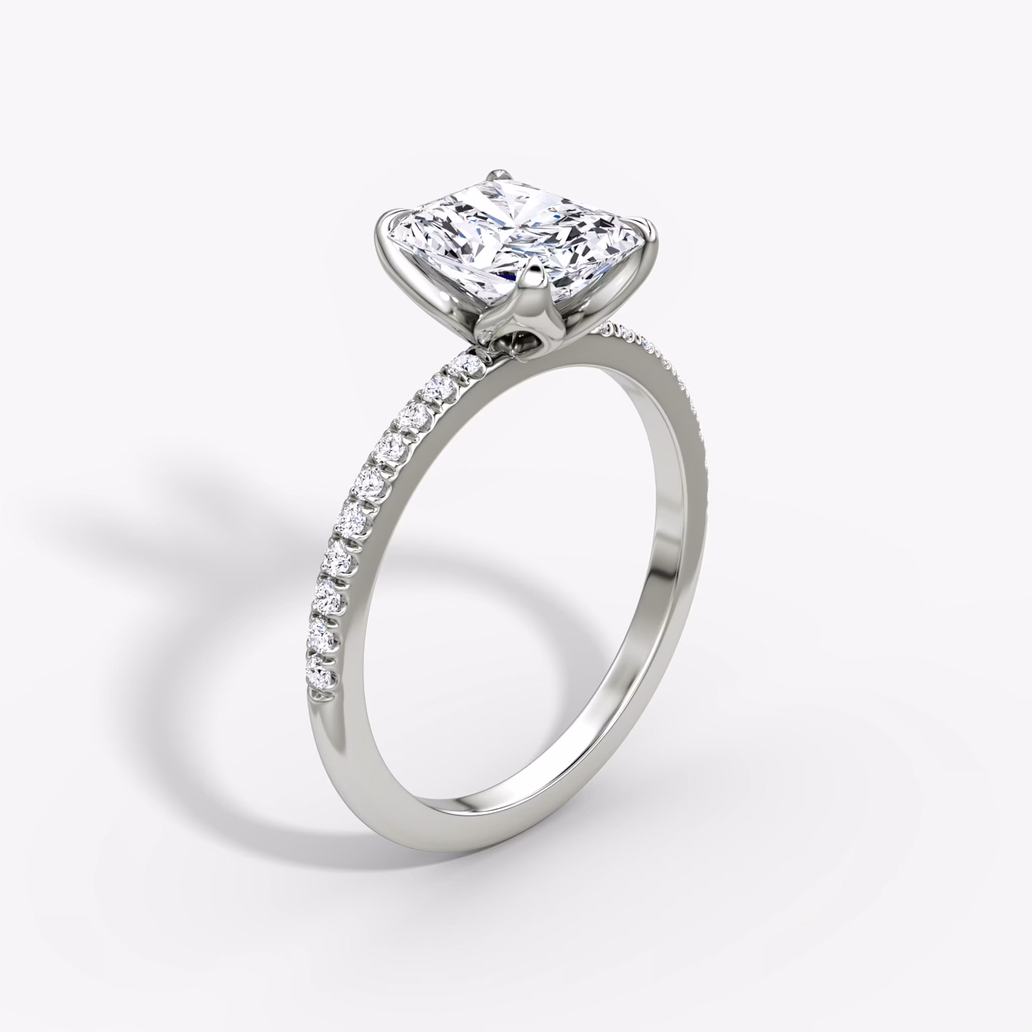 The Classic Petal Radiant | White Gold