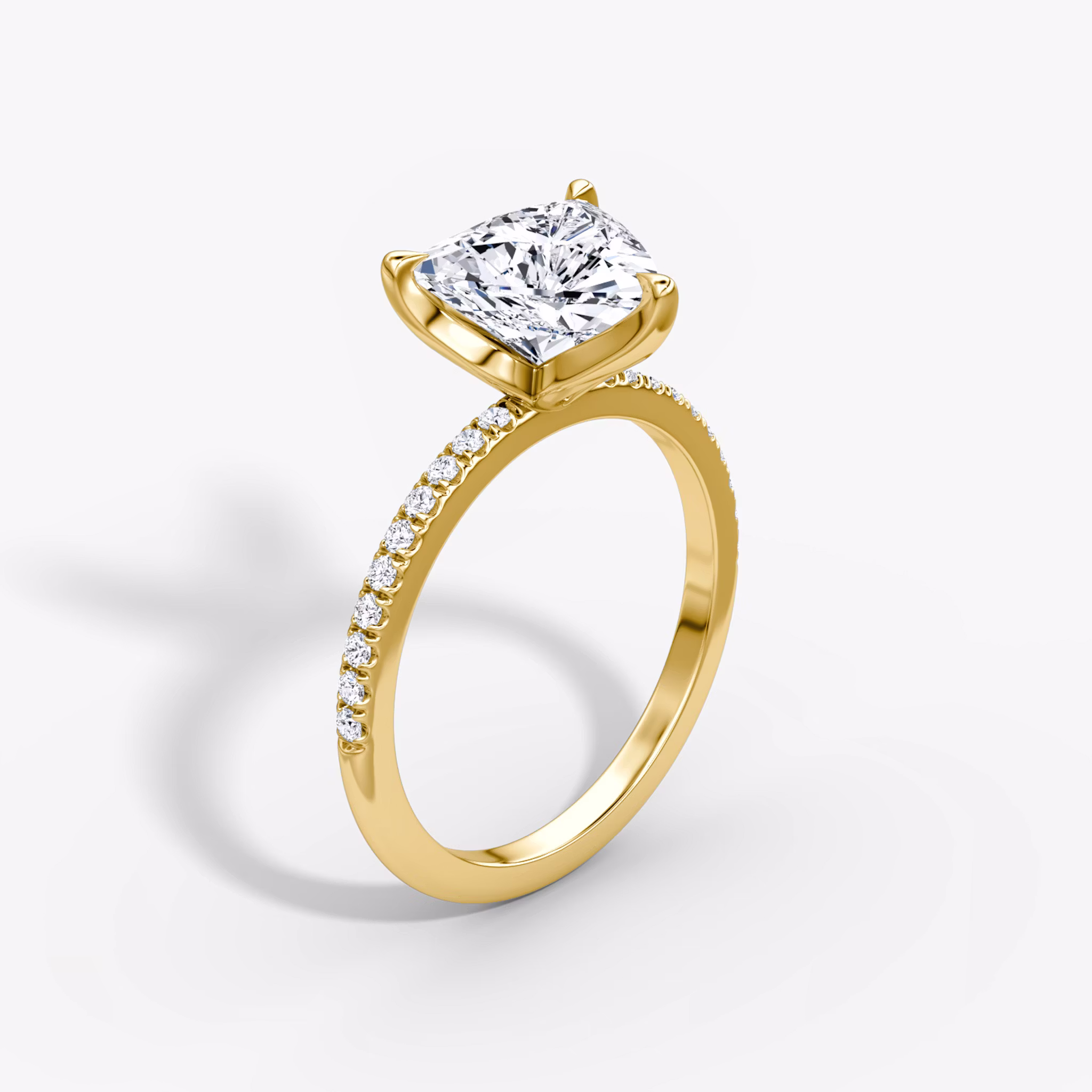 The Classic Petal Trillion | Yellow Gold