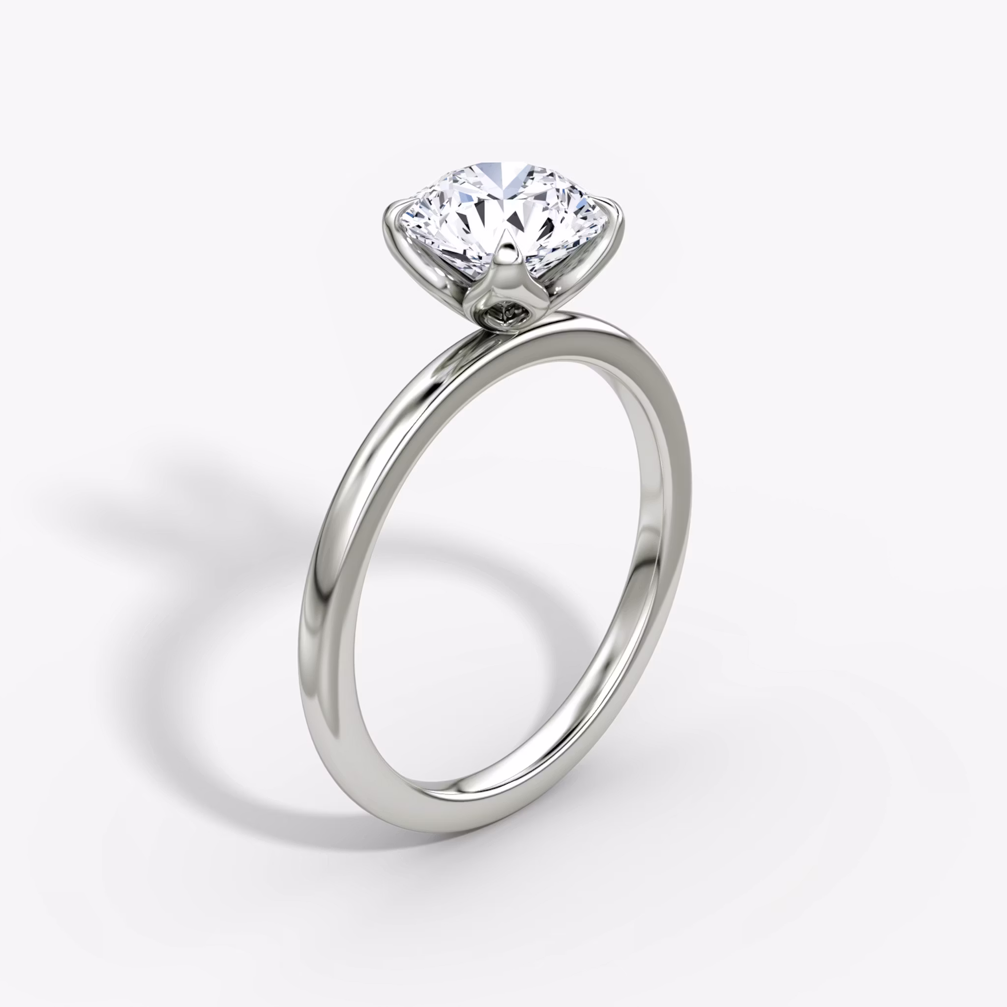 The Classic Petal Round Brilliant | Platinum