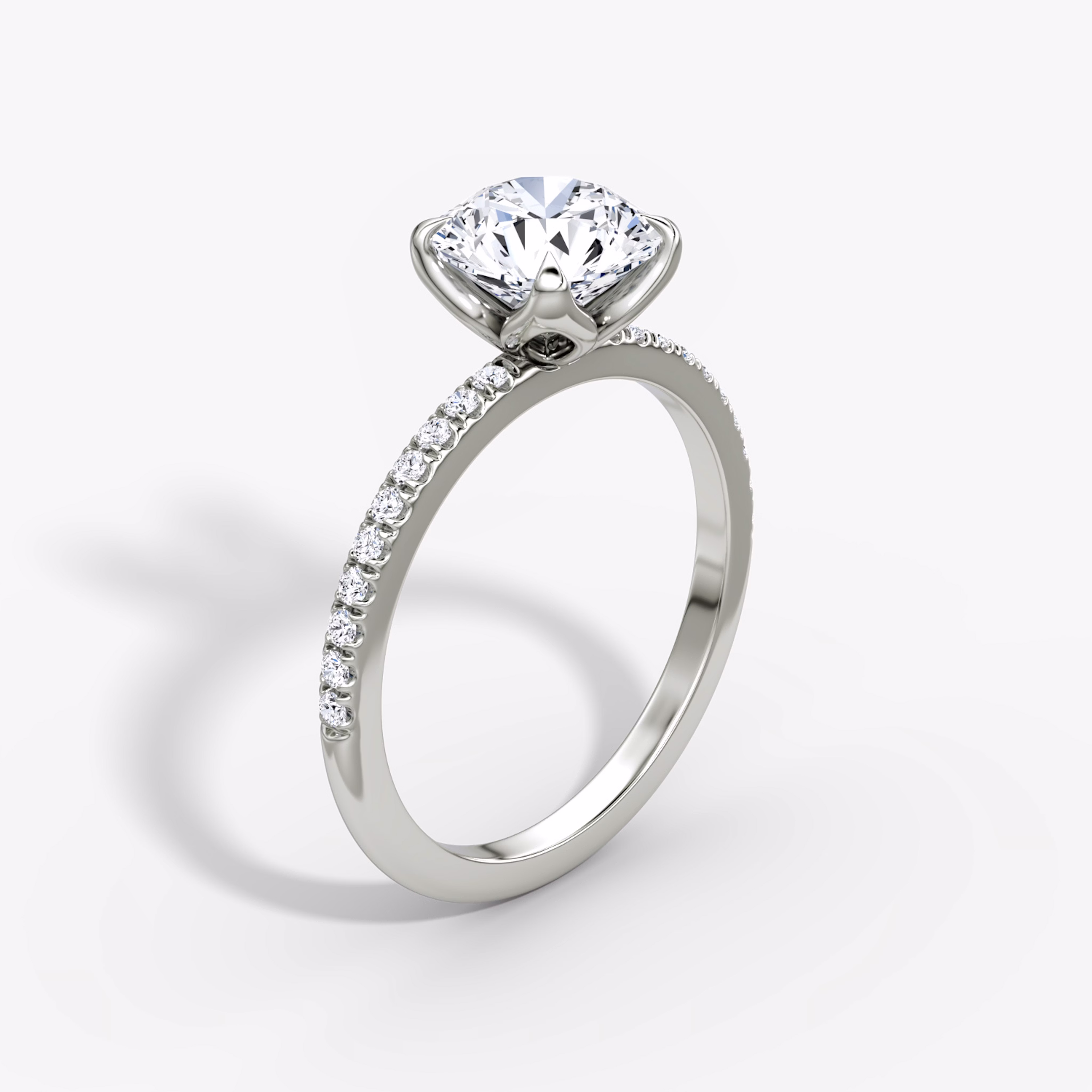 Classic Petal Engagement Ring