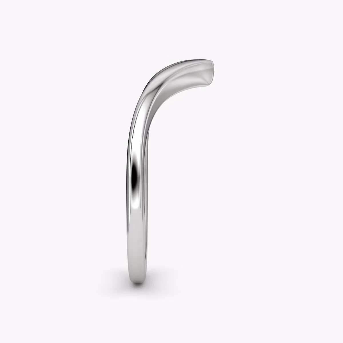 The Signature V Band | Platinum | bandAccent: Plain | bandVersion: petite