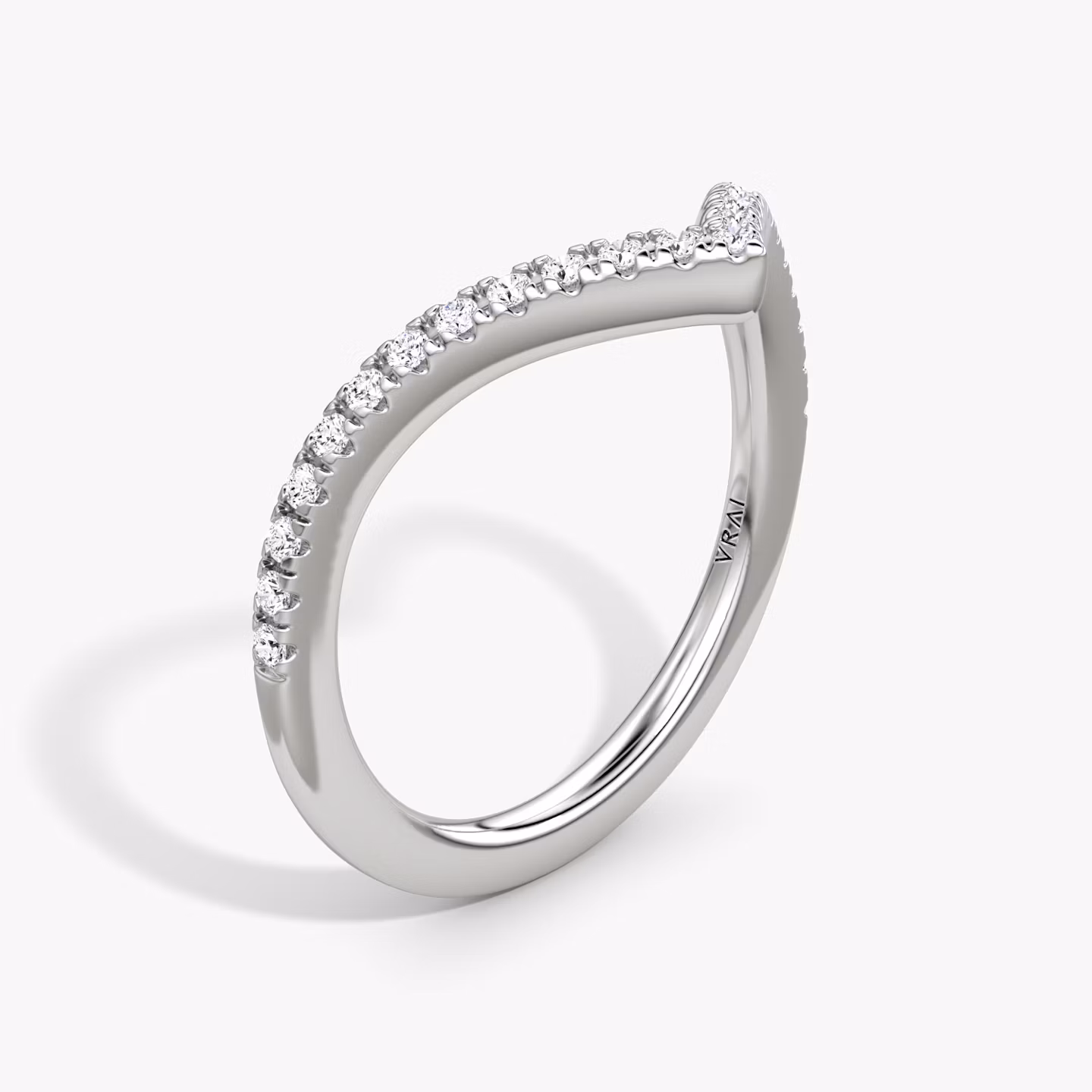 Alianza Signature V | Platino | bandAccent: Pavé | bandVersion: petite