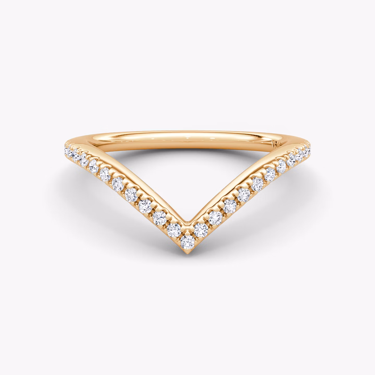 The Signature V Band  | Rose Gold