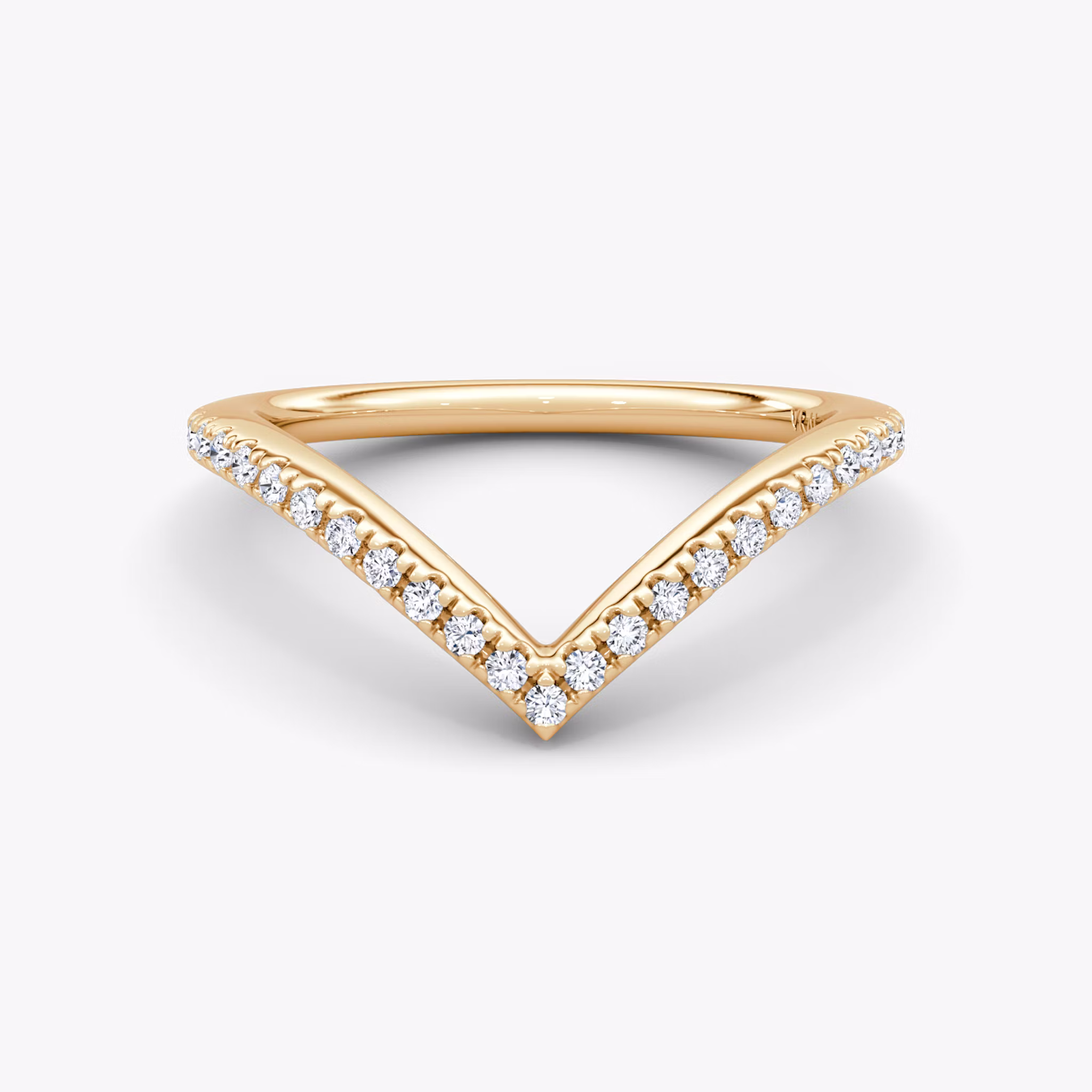 The Signature V Band | Rose Gold