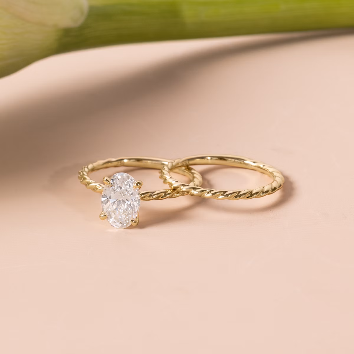 The Classic Rope | Round Brilliant | 18k | White Gold | bandAccent: Plain | caratWeight: 1.0ct | diamondOrientation: vertical