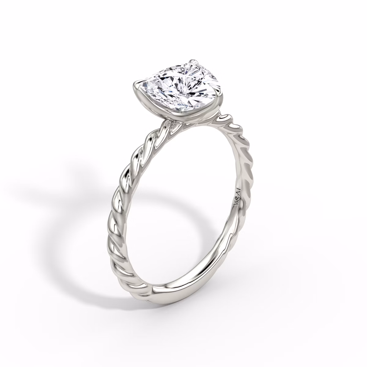The Classic Rope | Trillion | Platinum | bandAccent: Plain | diamondOrientation: vertical | caratWeight: other