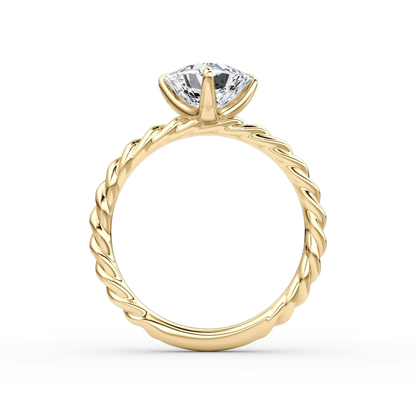 Classic Rope | Trillant | 18k | Gelbgold | bandAccent: Ohne Pavé-Besatz | diamondOrientation: vertical | caratWeight: other