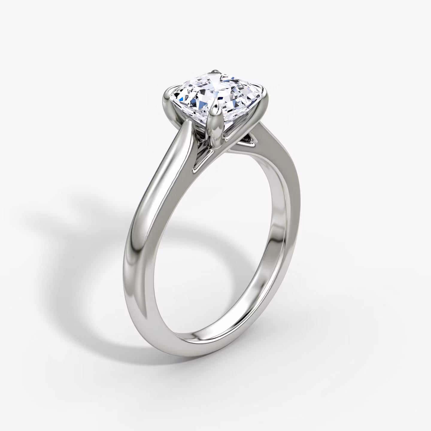 The Trellis Cathedral Asscher | Platinum
