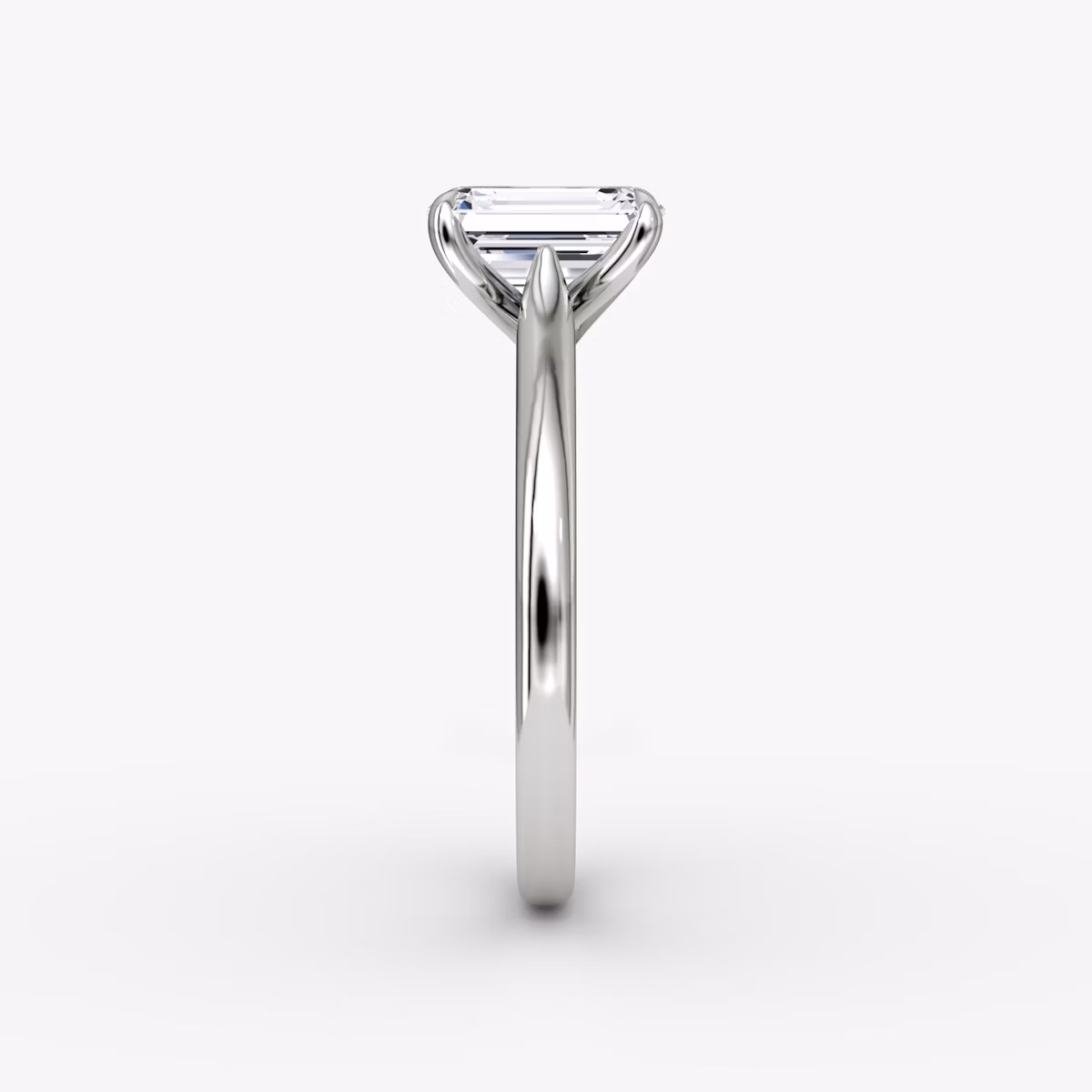 The Trellis Cathedral | Emerald | Platinum | bandAccent: Plain | diamondOrientation: vertical | caratWeight: other