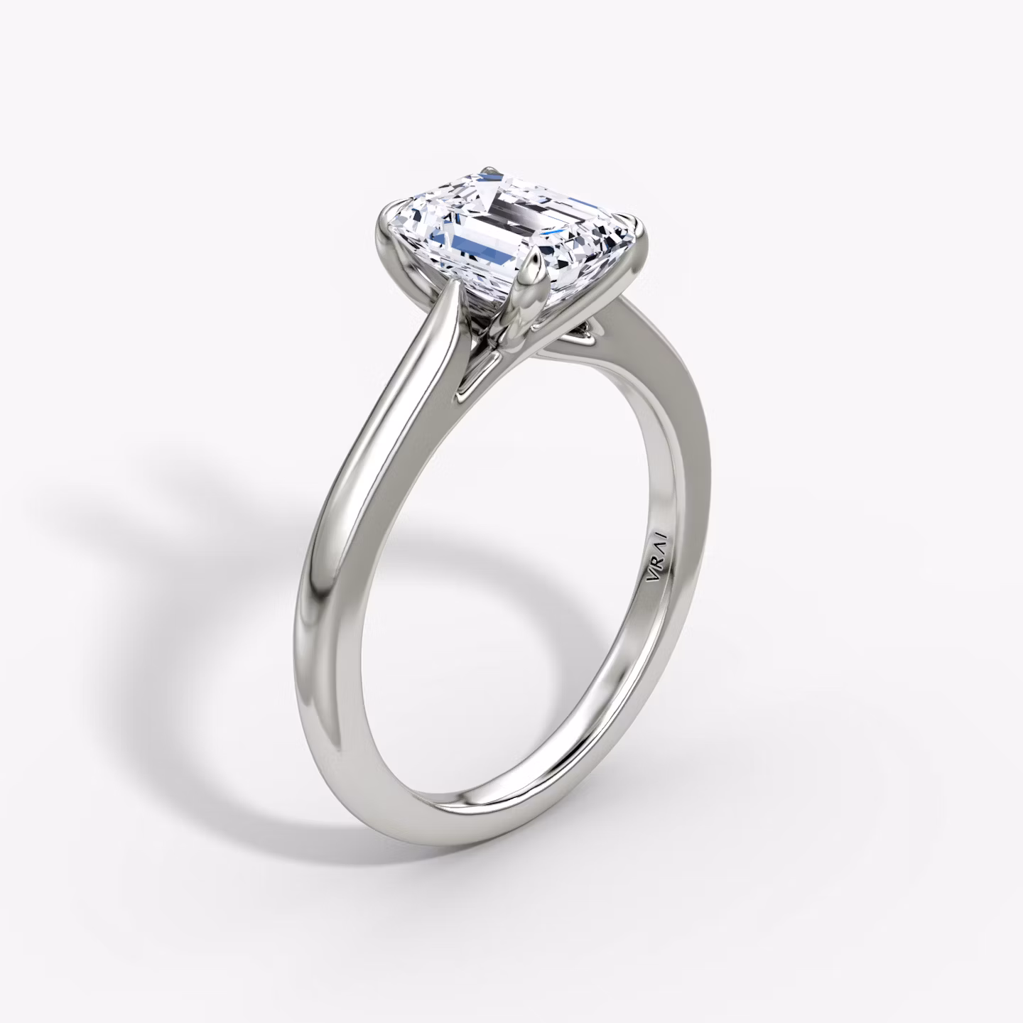The Trellis Cathedral Emerald | White Gold