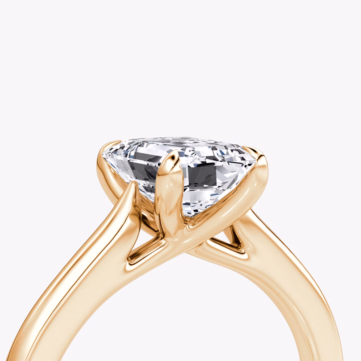 Trellis Cathedral | Emerald | 14k | Roségold | bandAccent: Ohne Pavé-Besatz | diamondOrientation: vertical | caratWeight: other