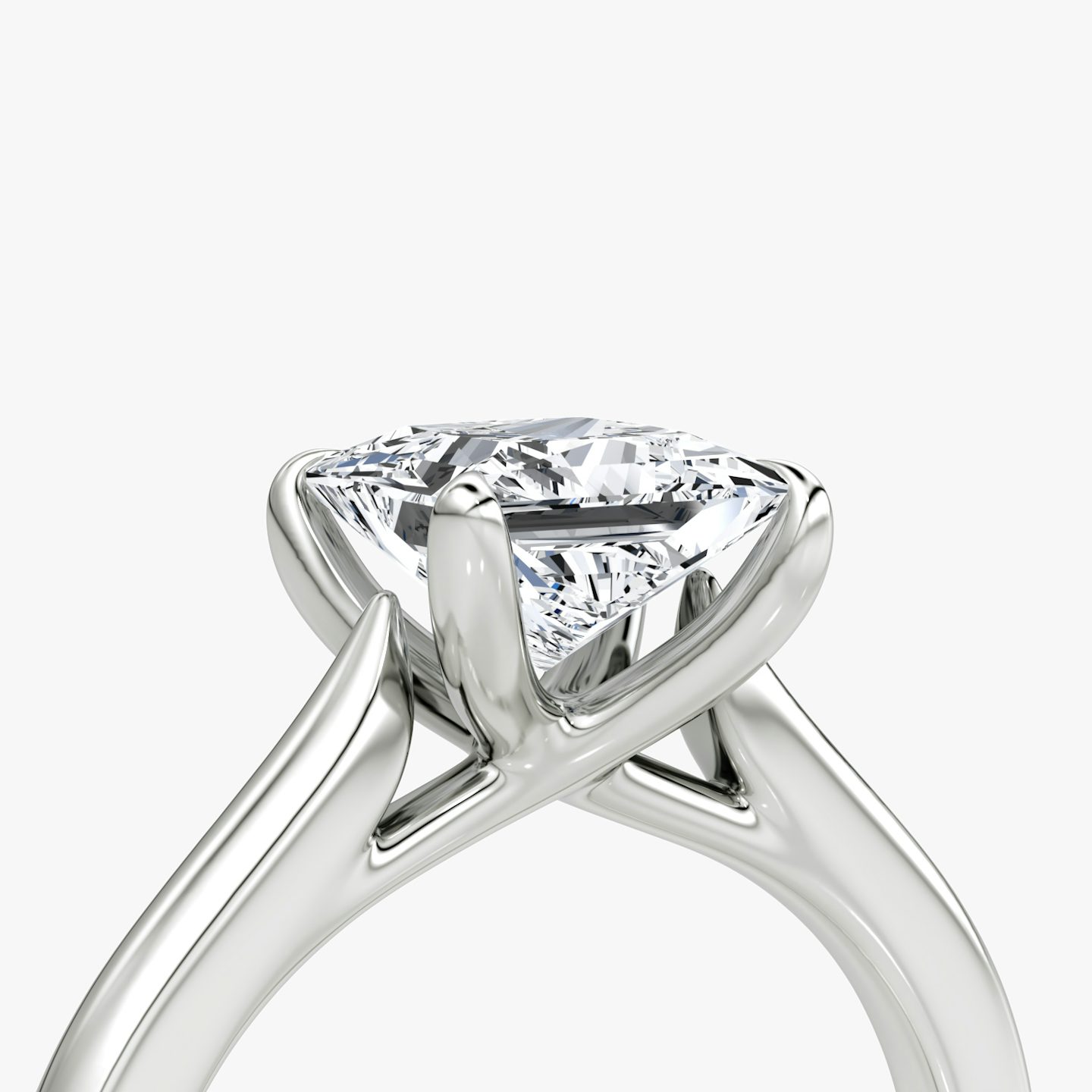 The Trellis Cathedral | Princess | Platinum | bandAccent: Plain | diamondOrientation: vertical | caratWeight: other