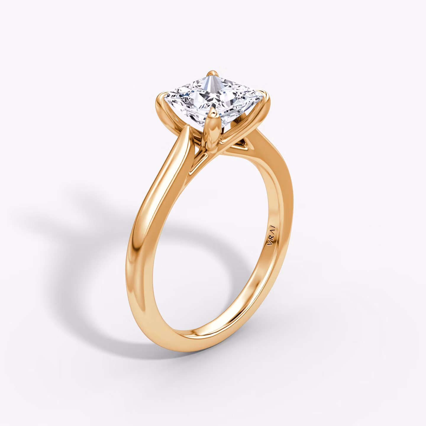 The Trellis Cathedral Princess | Rose Gold