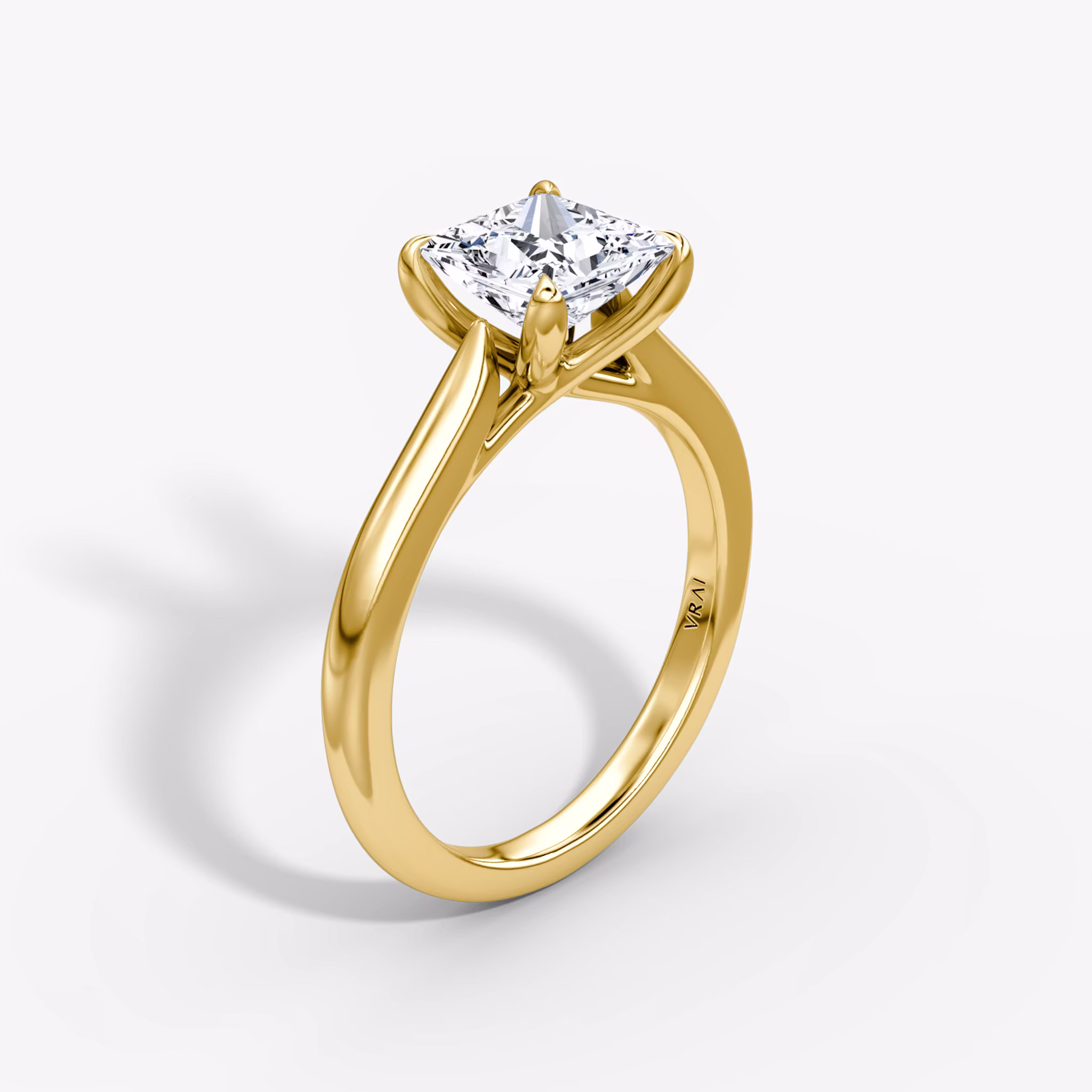 The Trellis Cathedral Princess | Yellow Gold