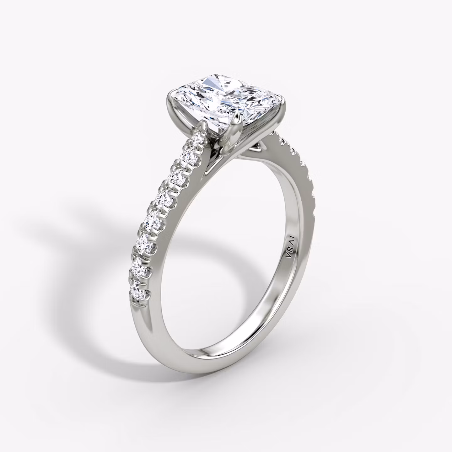 The Trellis Cathedral Radiant | White Gold