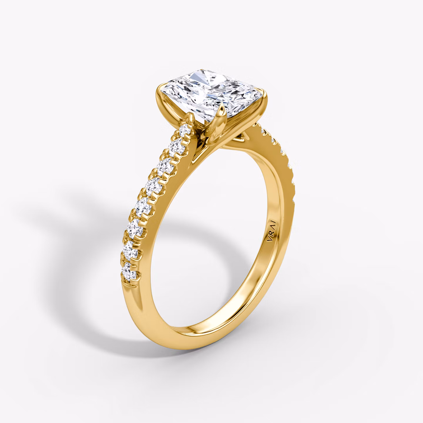 The Trellis Cathedral Radiant | Yellow Gold