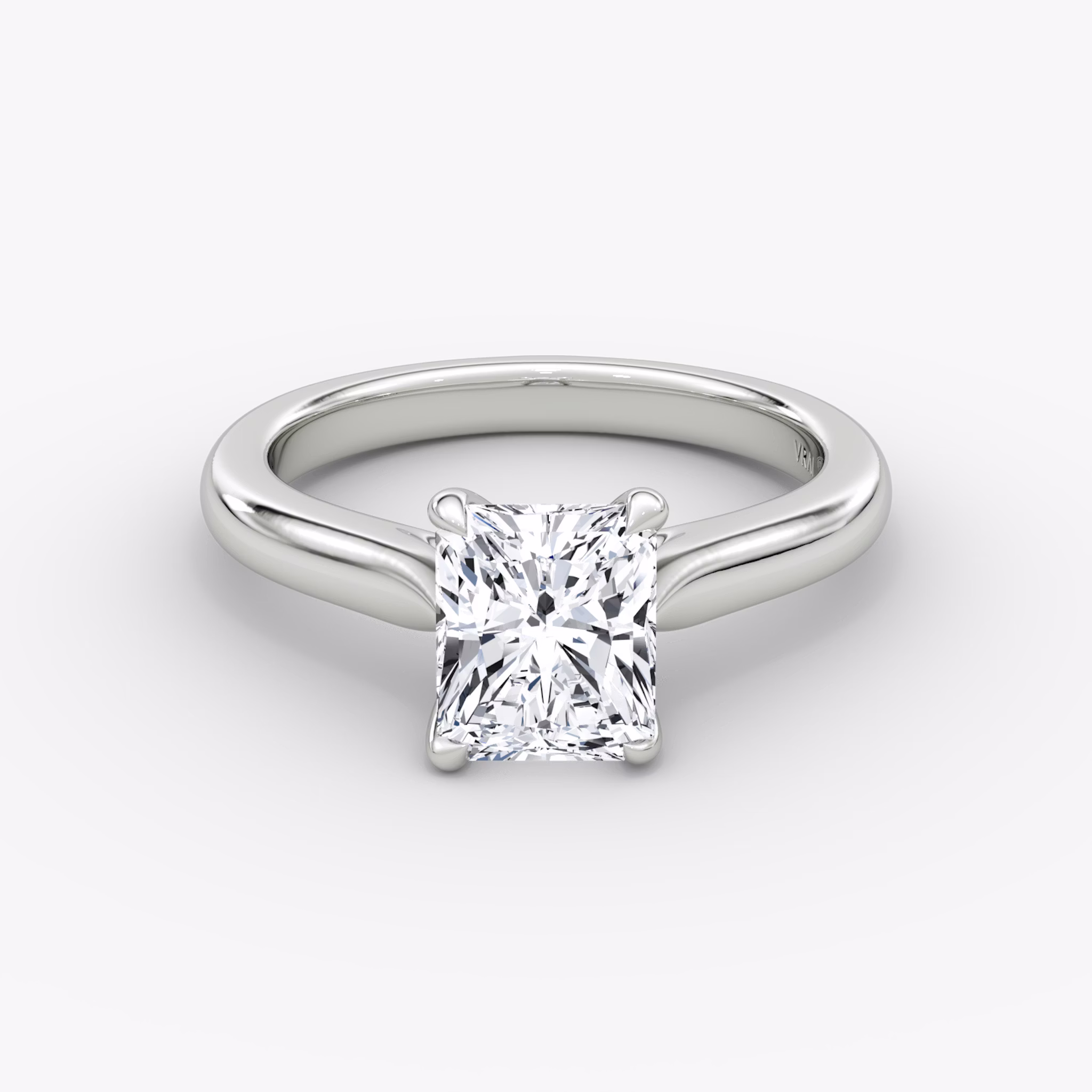 The Trellis Cathedral | Radiant | Platinum | bandAccent: Plain | diamondOrientation: vertical | caratWeight: other