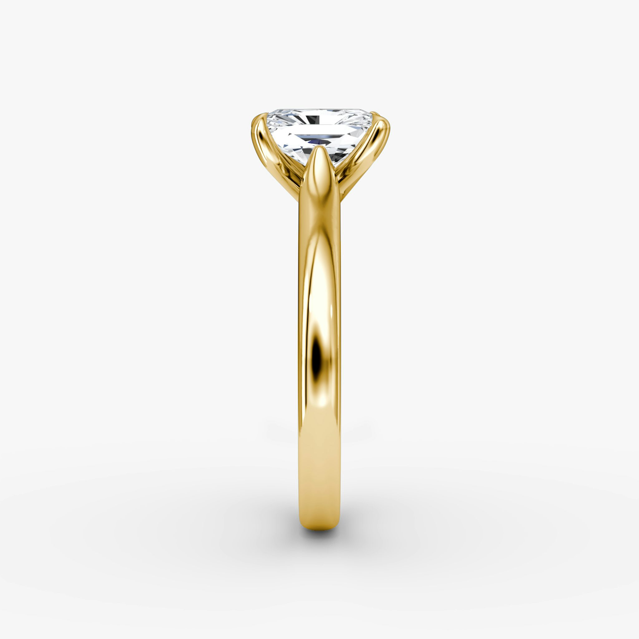The Trellis Cathedral | Radiant | 18k | Yellow Gold | bandAccent: Plain | diamondOrientation: vertical | caratWeight: other