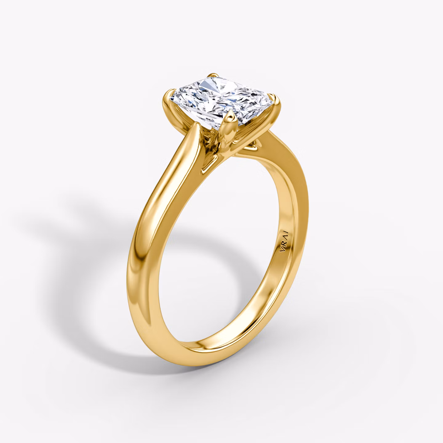The Trellis Cathedral Radiant | Yellow Gold