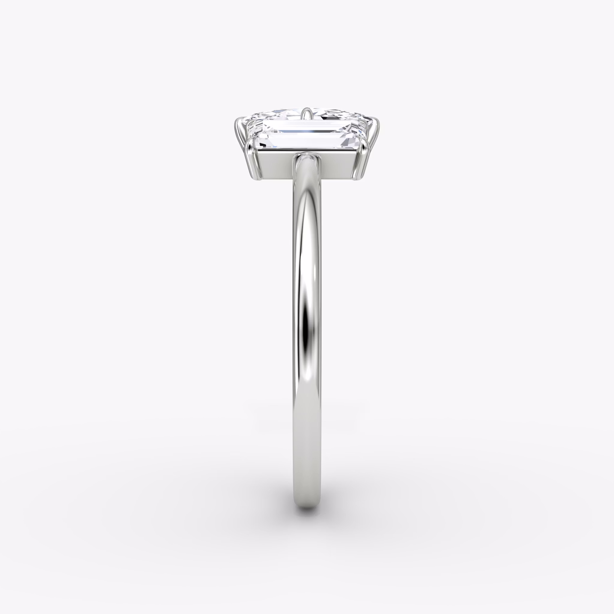 Silver Mixed Cuff Ring | Baguette and Marquise | Sterling Silver