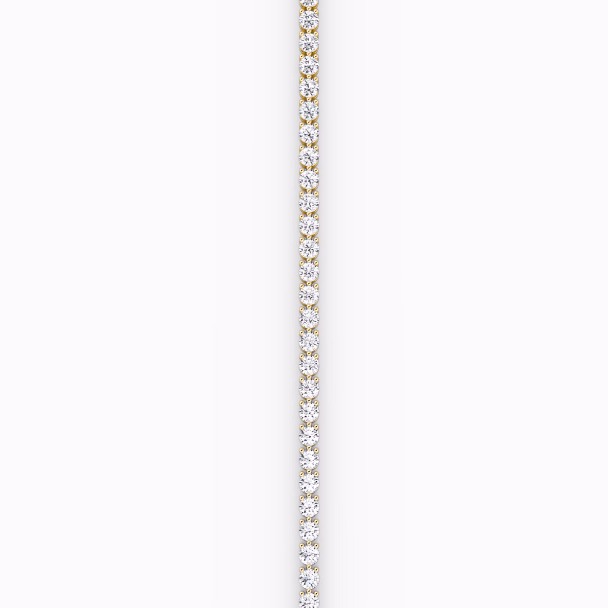 Tennis Bracelet | Round Brilliant | 14k | Yellow Gold | diamondSize: medium | chainLength: 6