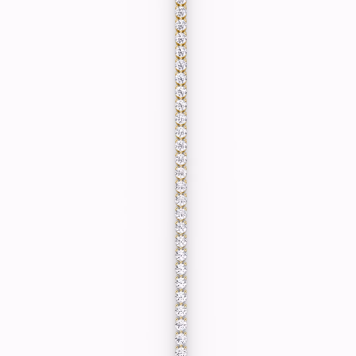 Tennis Bracelet | Round Brilliant | 14k | Yellow Gold | diamondSize: medium | chainLength: 5.5