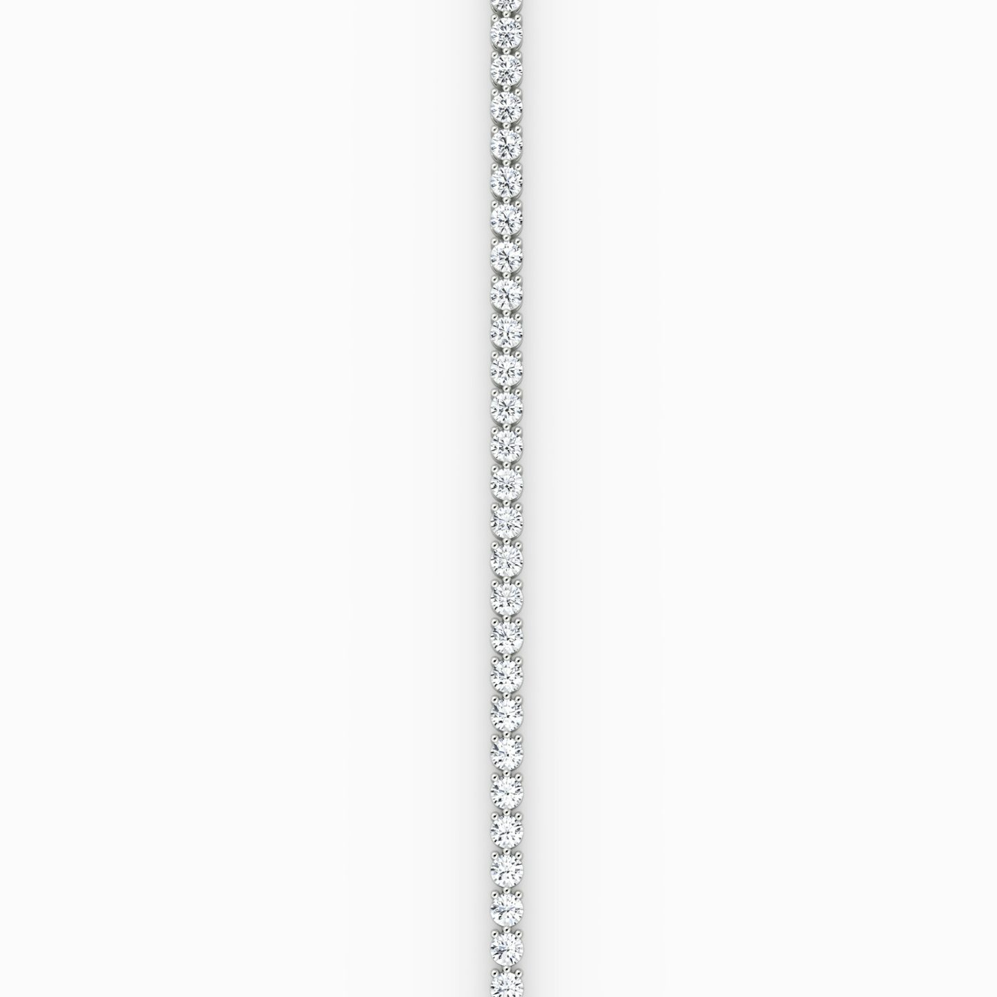 Tennis Bracelet | Round Brilliant | 14k | White Gold | diamondSize: medium | chainLength: 5.5