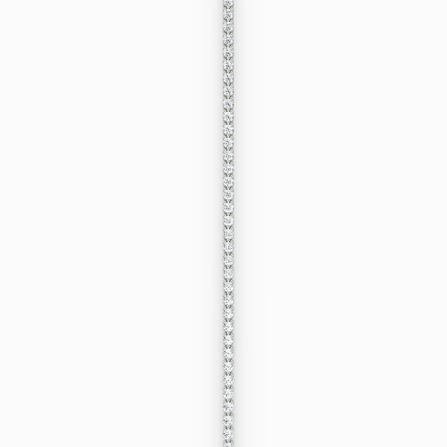 Tennis Bracelet | Round Brilliant | 14k | White Gold | diamondSize: petite | chainLength: 5.5