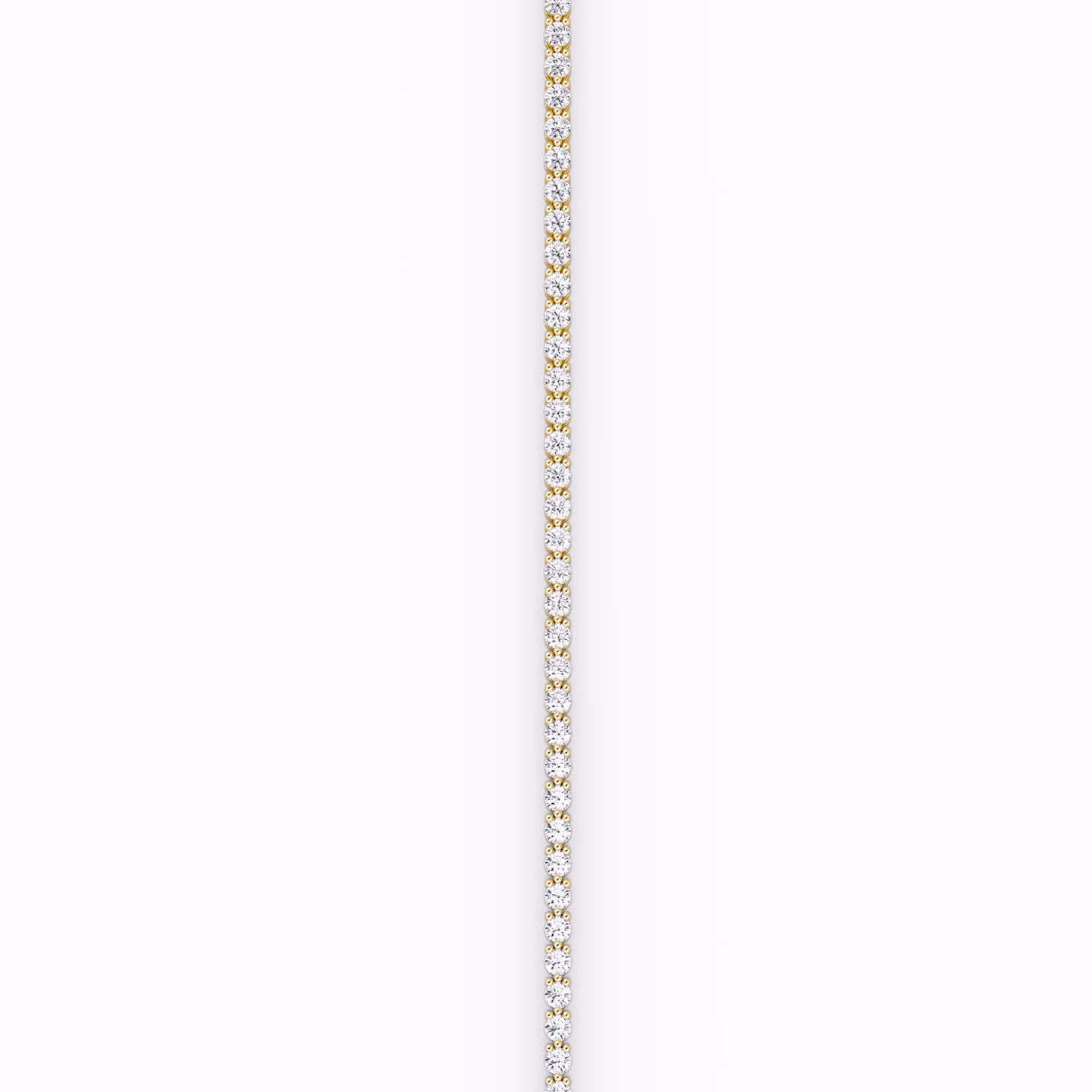 Tennis Bracelet | Round Brilliant | 14k | Yellow Gold | diamondSize: petite | chainLength: 7.5