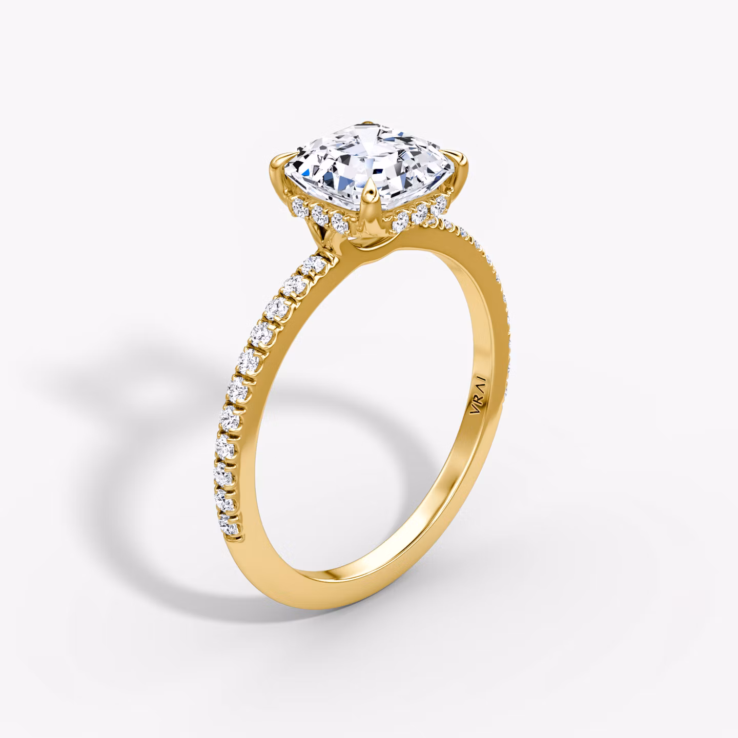 The Signature Asscher | Yellow Gold