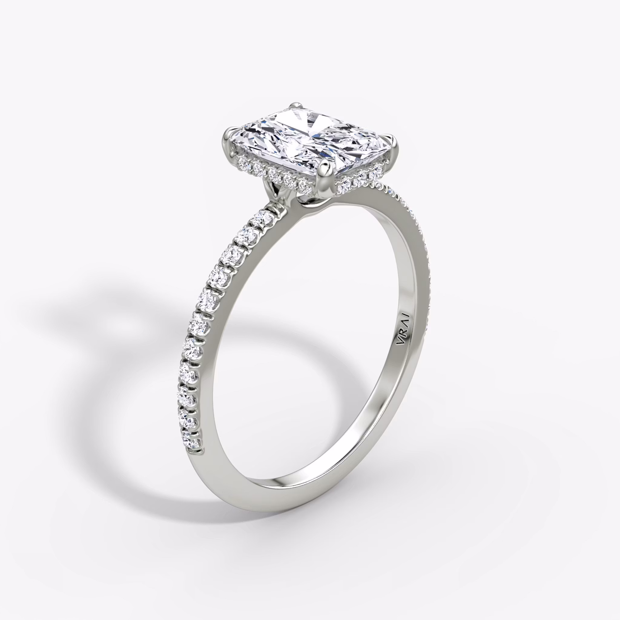 The Signature Radiant | White Gold