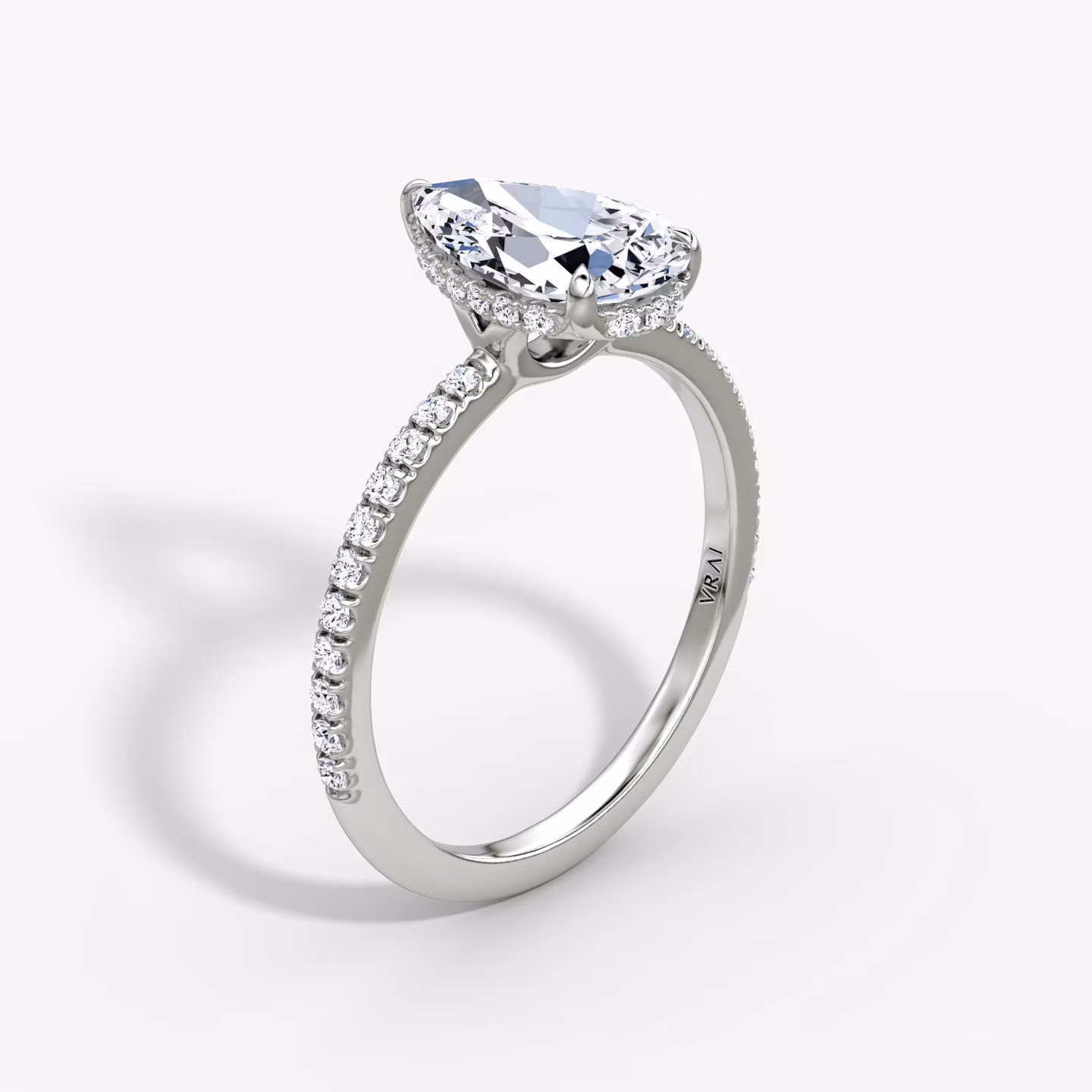 The Signature Pear | White Gold