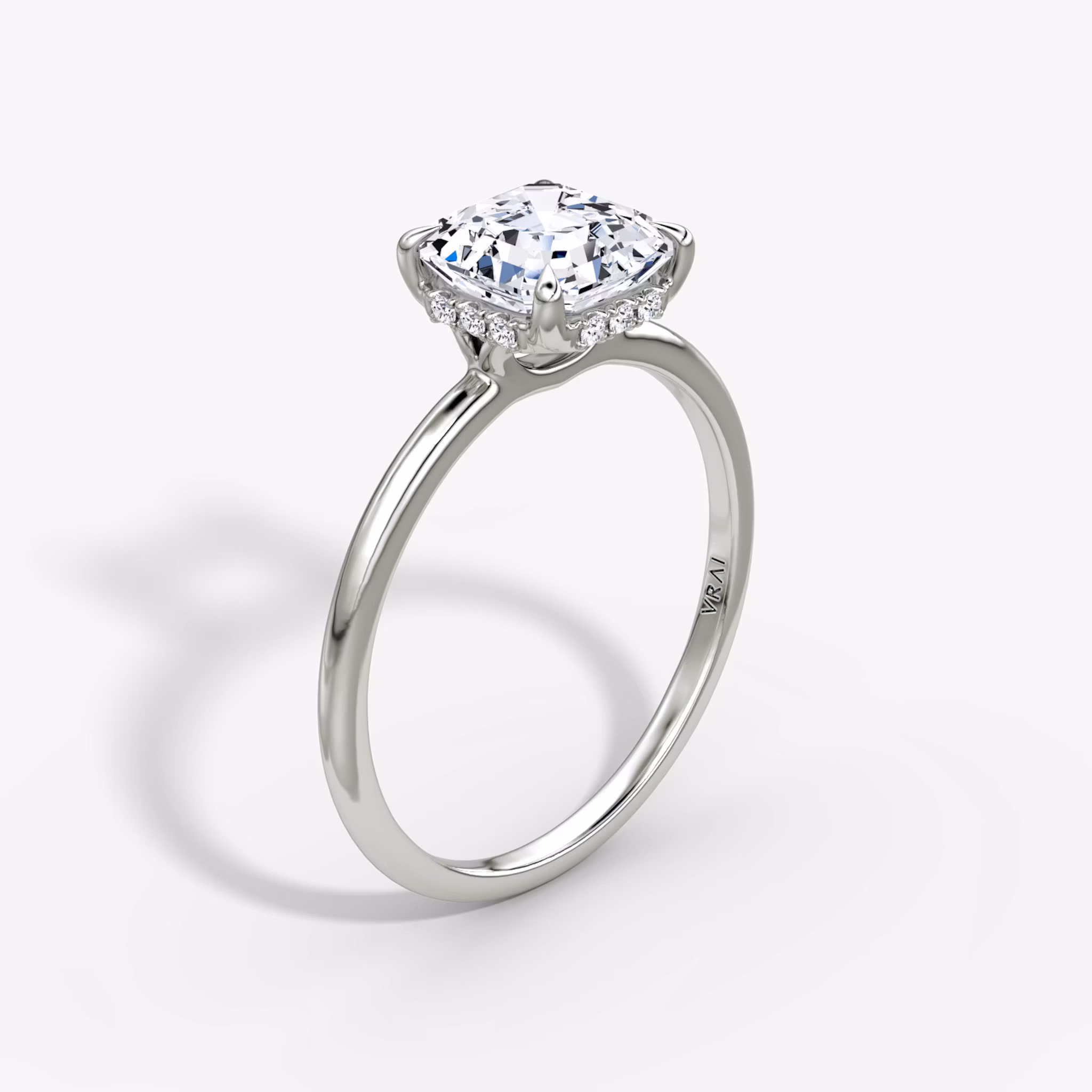 The Signature Asscher | White Gold