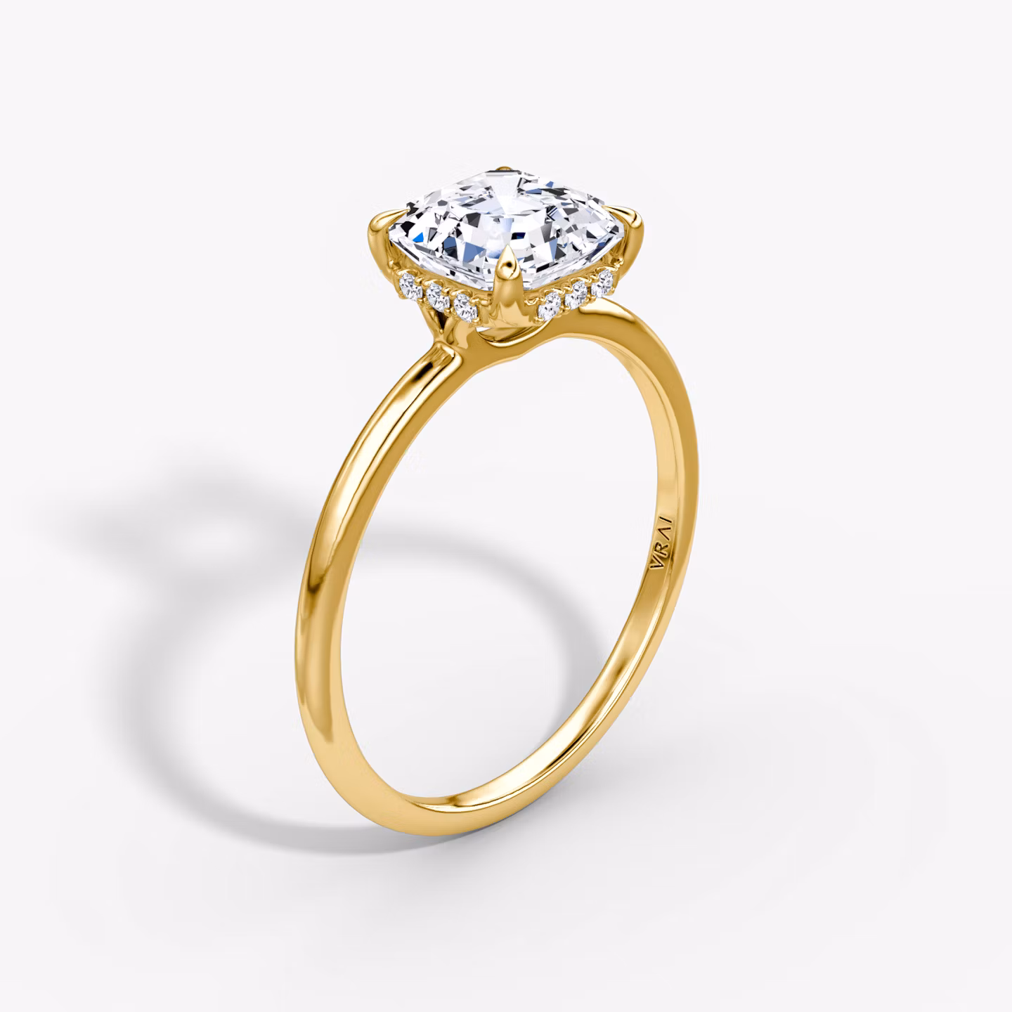 The Signature Asscher | Yellow Gold