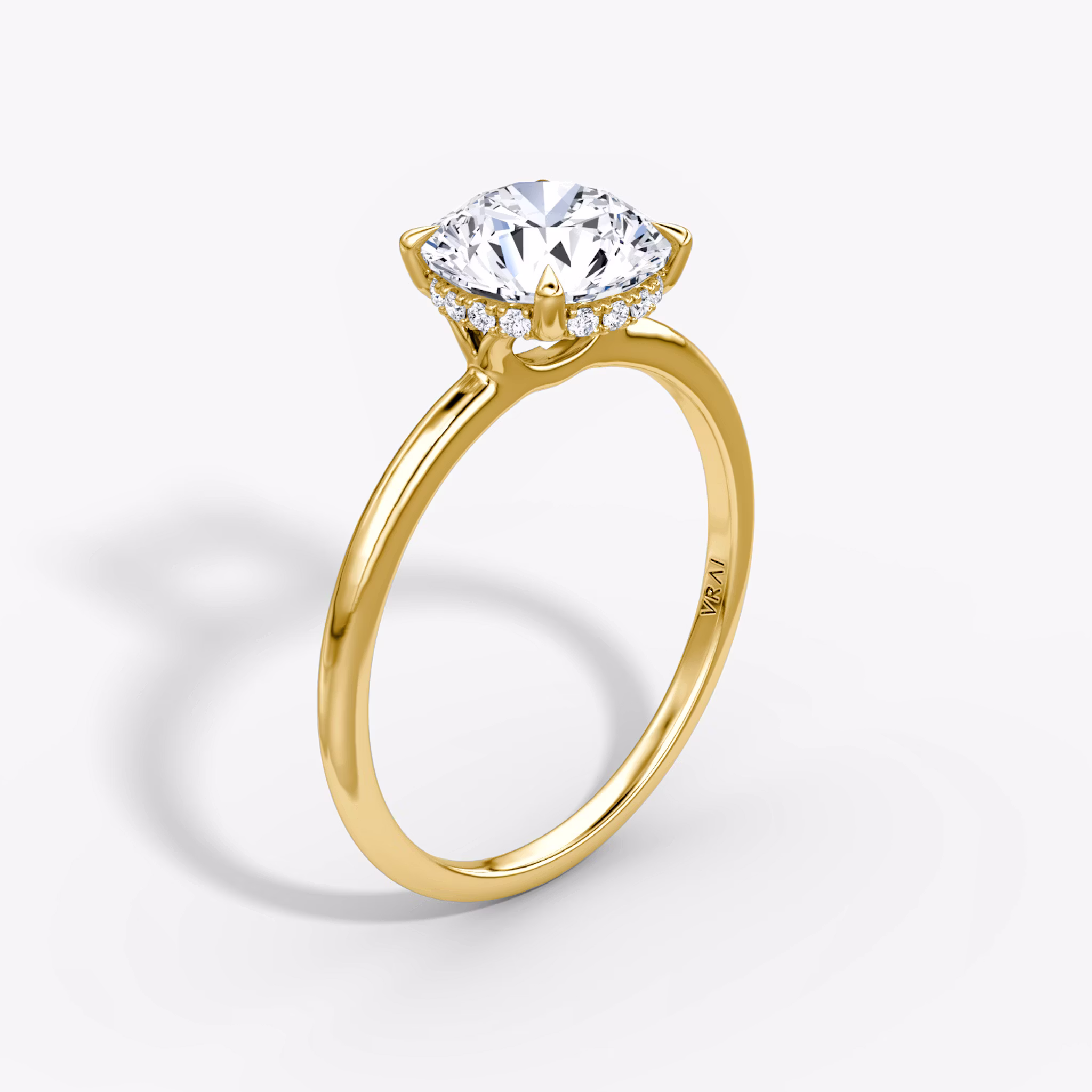 The Signature Round Brilliant | Yellow Gold