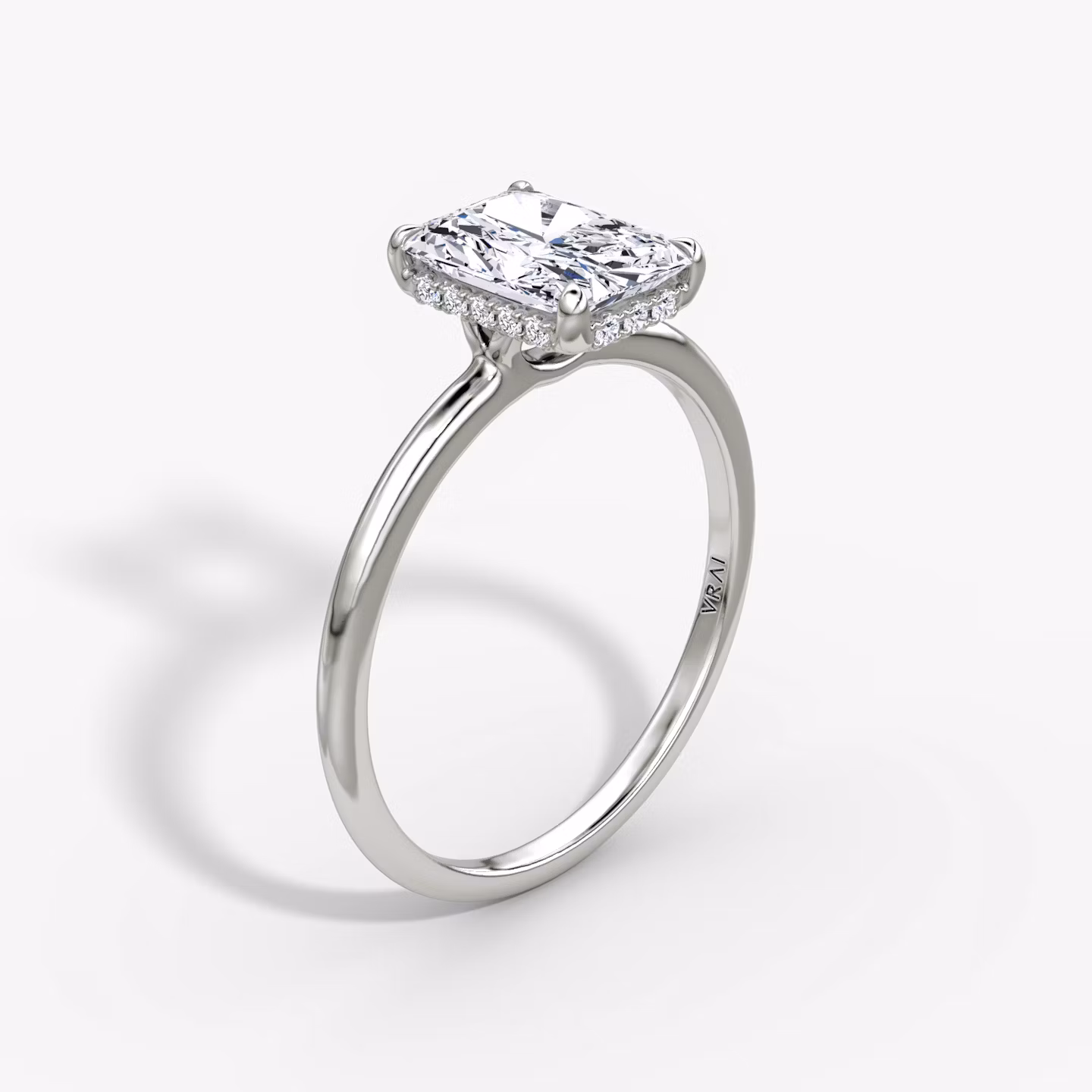 The Signature Radiant | White Gold