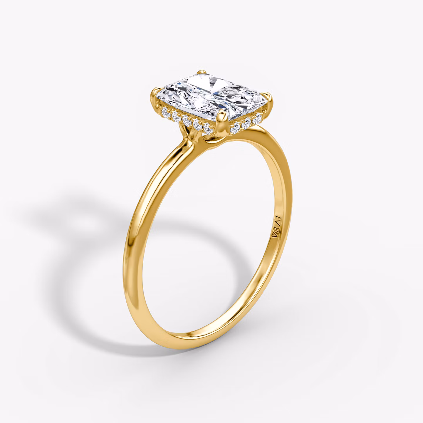 The Signature Radiant | Yellow Gold
